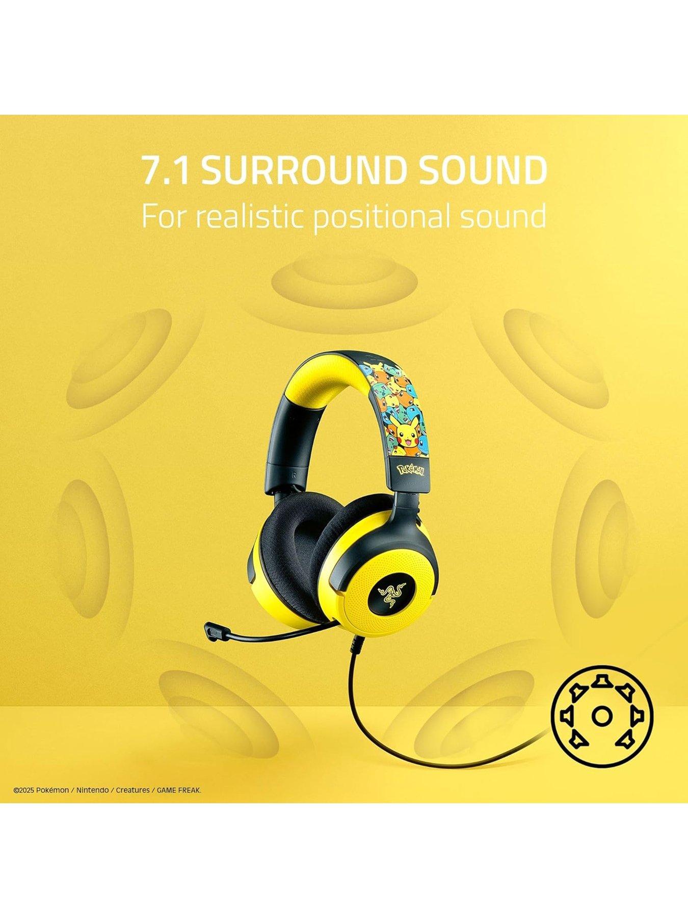 Image 4 of 7 of Razer Kraken V4 X - Pokemon Kanto Starters Ed.