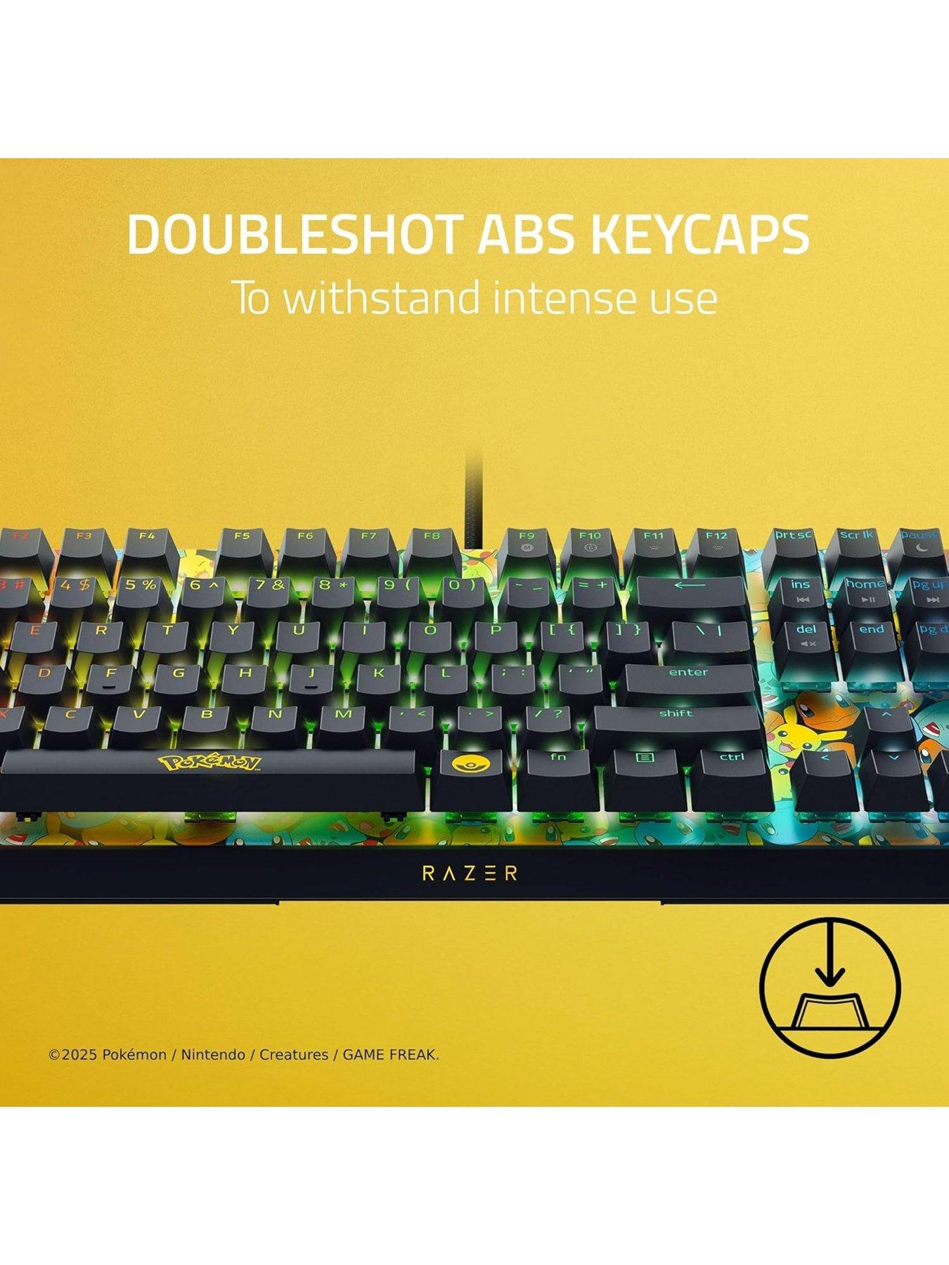 Image 5 of 7 of Razer BlackWidow V4 X (Green Switch) - Pokemon Kanto Starters Ed. - US Layout