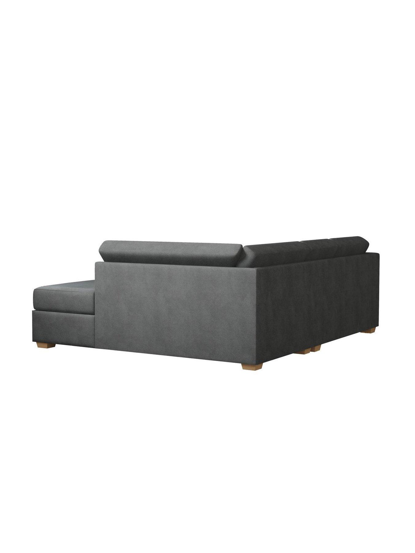 Image 5 of 6 of Aspire Modo Right Hand Corner L Shape Sofa - Velvet