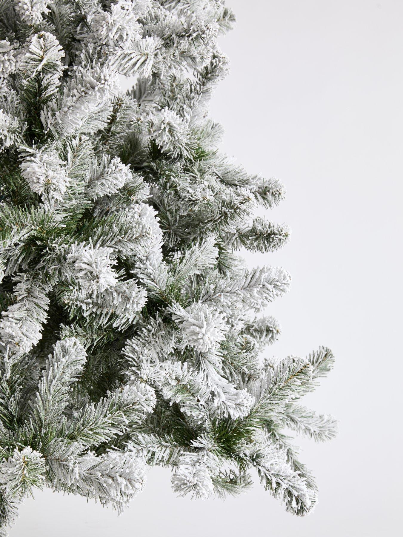 Image 5 of 7 of The Very Collection 7ft Pre Lit Flocked Emperor Tree