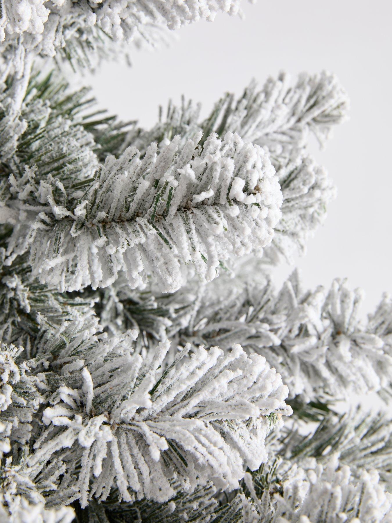 Image 6 of 7 of The Very Collection 7ft Pre Lit Flocked Emperor Tree