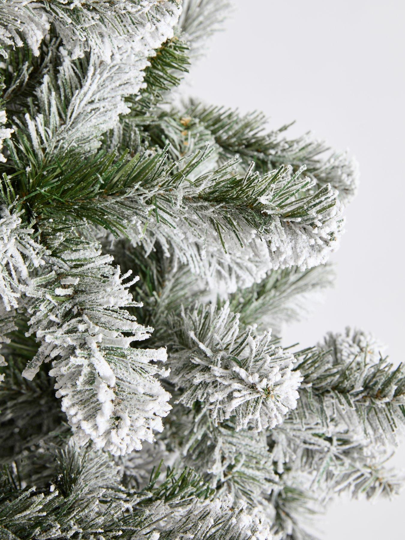 Image 7 of 7 of The Very Collection 7ft Pre Lit Flocked Emperor Tree