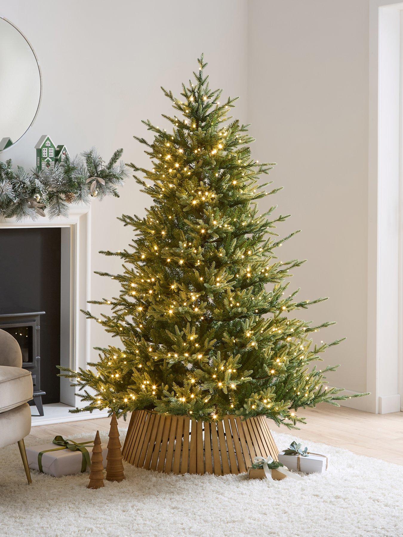 The Very Collection 8ft Pre-lit Grand Nottingham Fir Christmas Tree