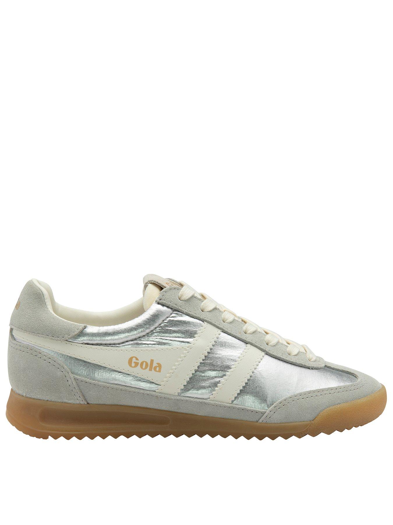 Image 1 of 5 of Gola Womens Firefly Metallic Trainer - Silver
