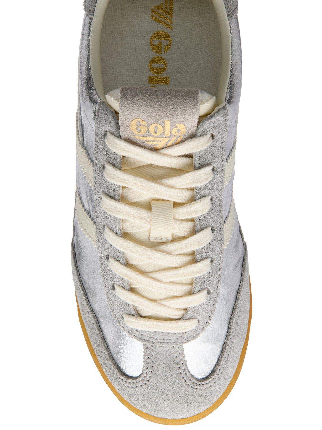 Image 5 of 5 of Gola Womens Firefly Metallic Trainer - Silver