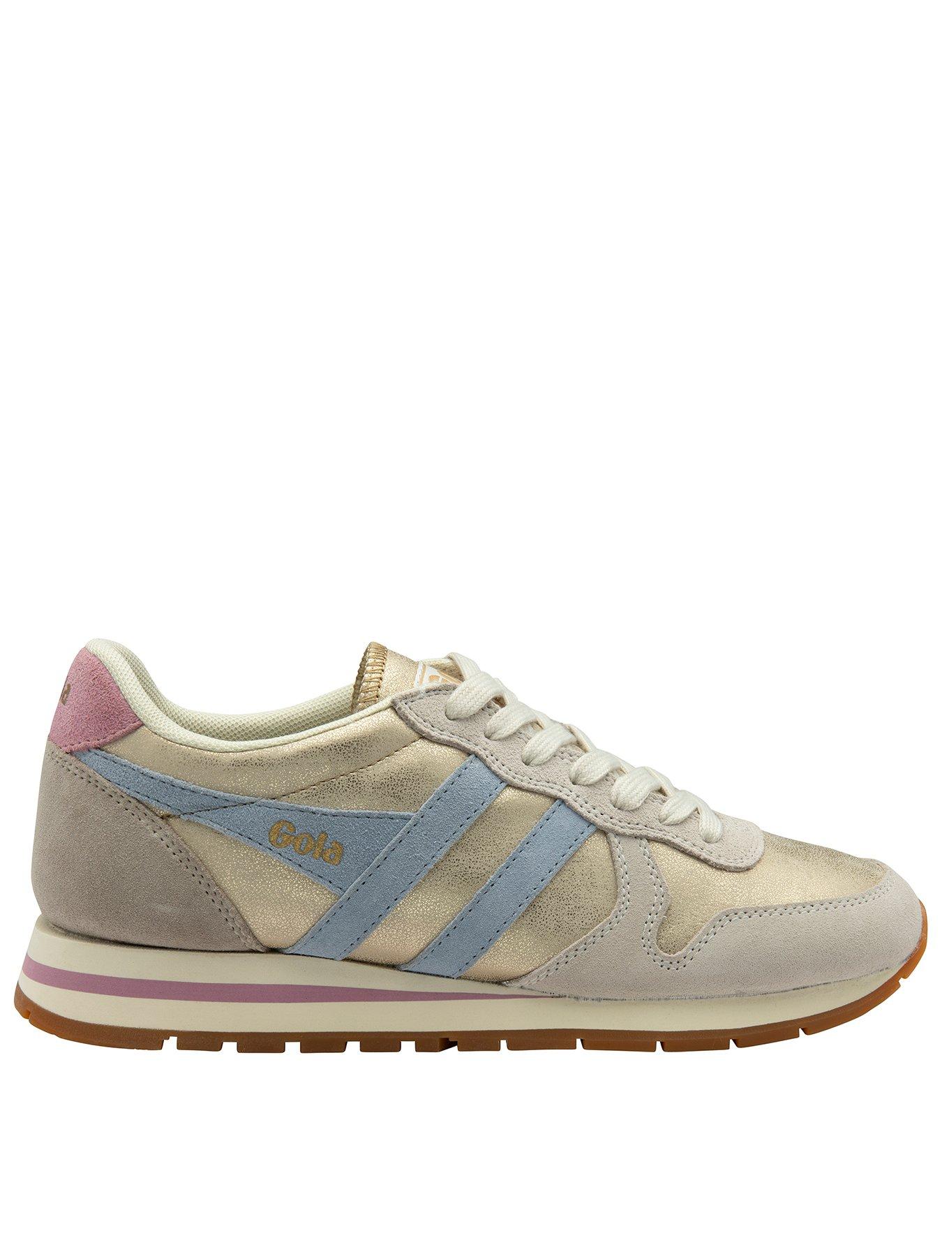Image 1 of 5 of Gola Womens Daytona Blaze Trainer - Gold/blue