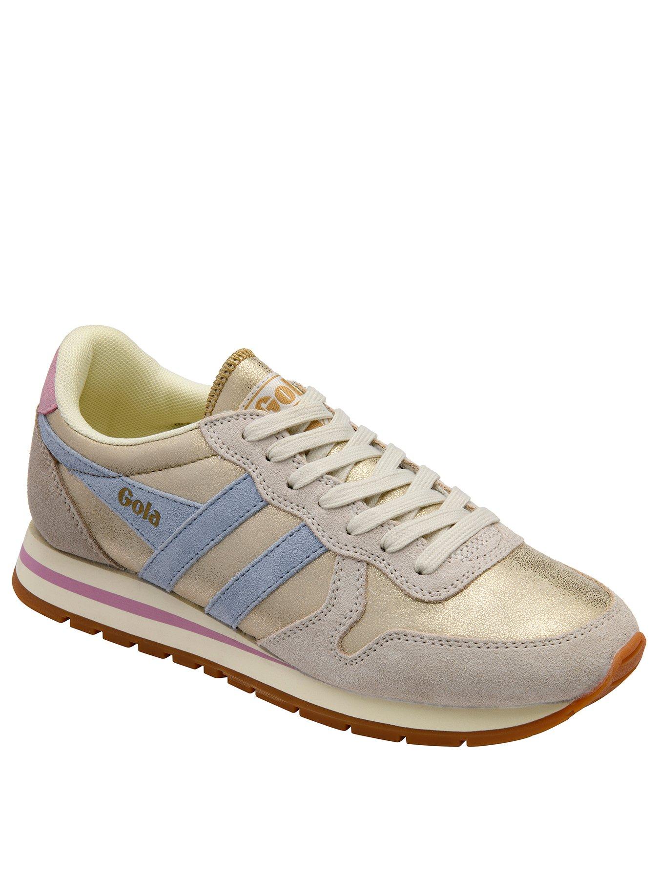 Image 2 of 5 of Gola Womens Daytona Blaze Trainer - Gold/blue