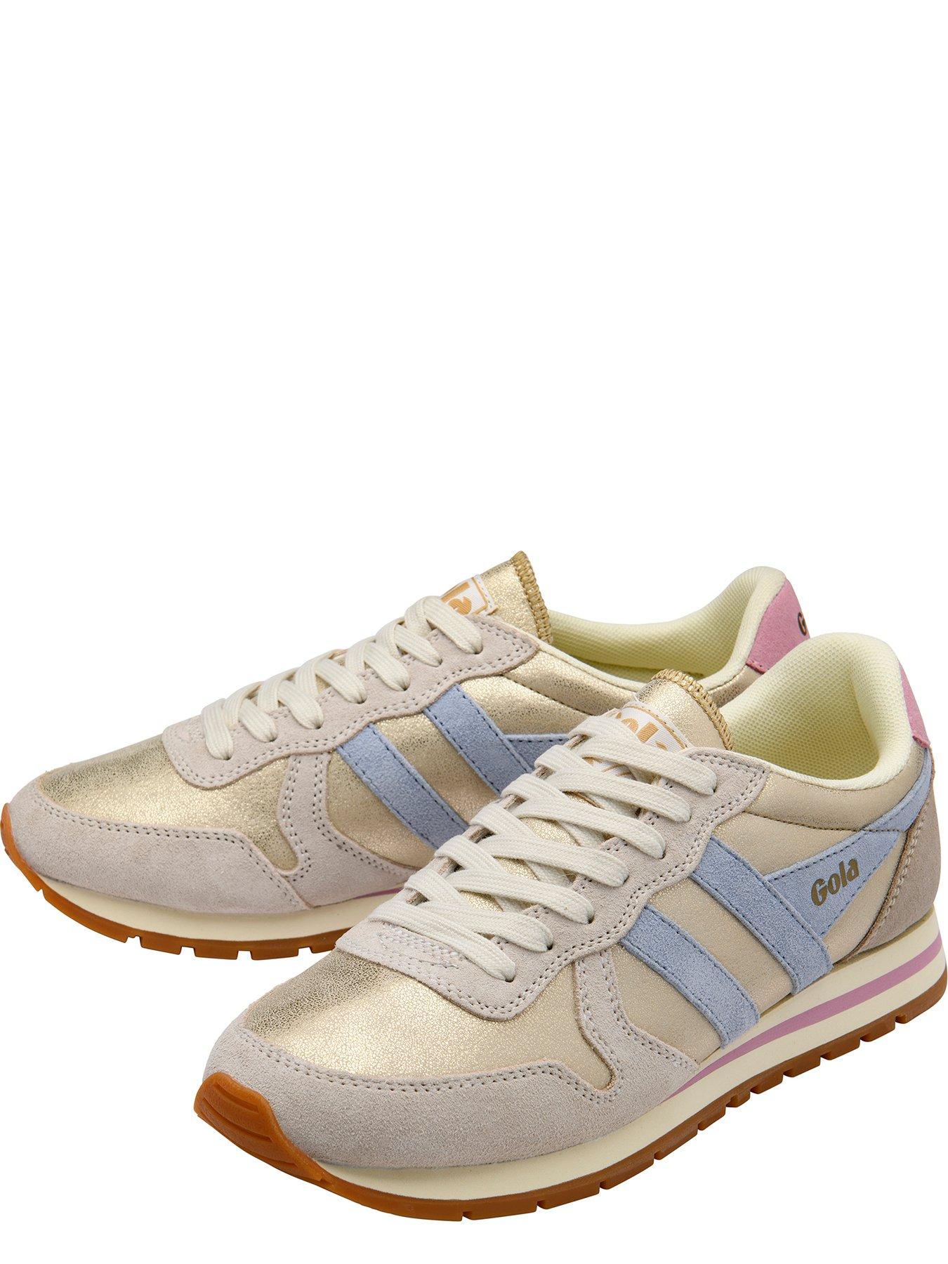 Image 4 of 5 of Gola Womens Daytona Blaze Trainer - Gold/blue