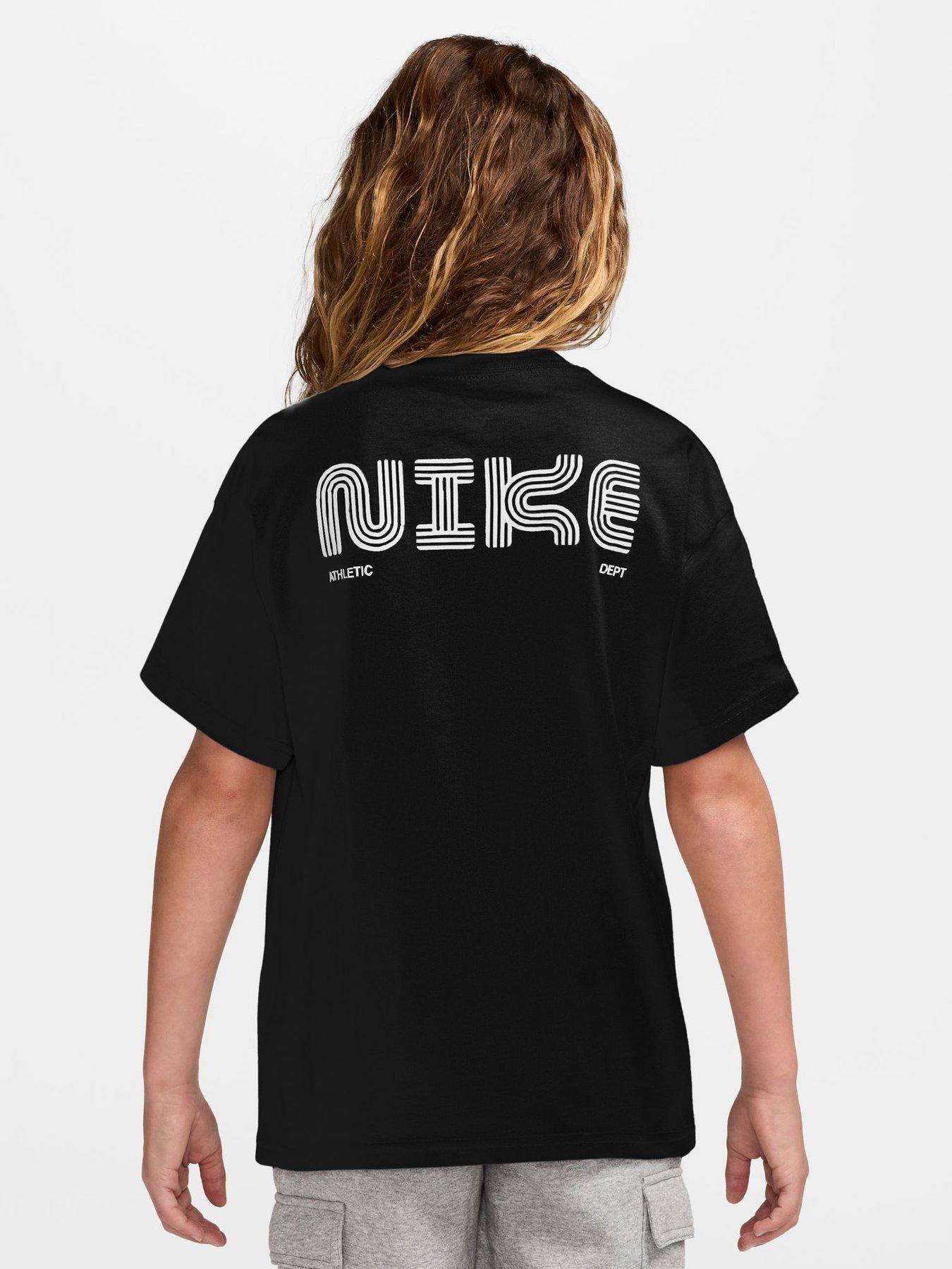 Image 2 of 3 of Nike Nike Big Kids' Sportswear T-shirt - Black
