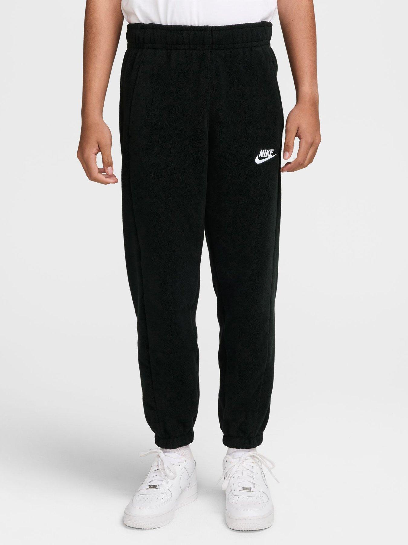 Image 1 of 3 of Nike Big Kids' Club Winter Jogging Bottoms - Black