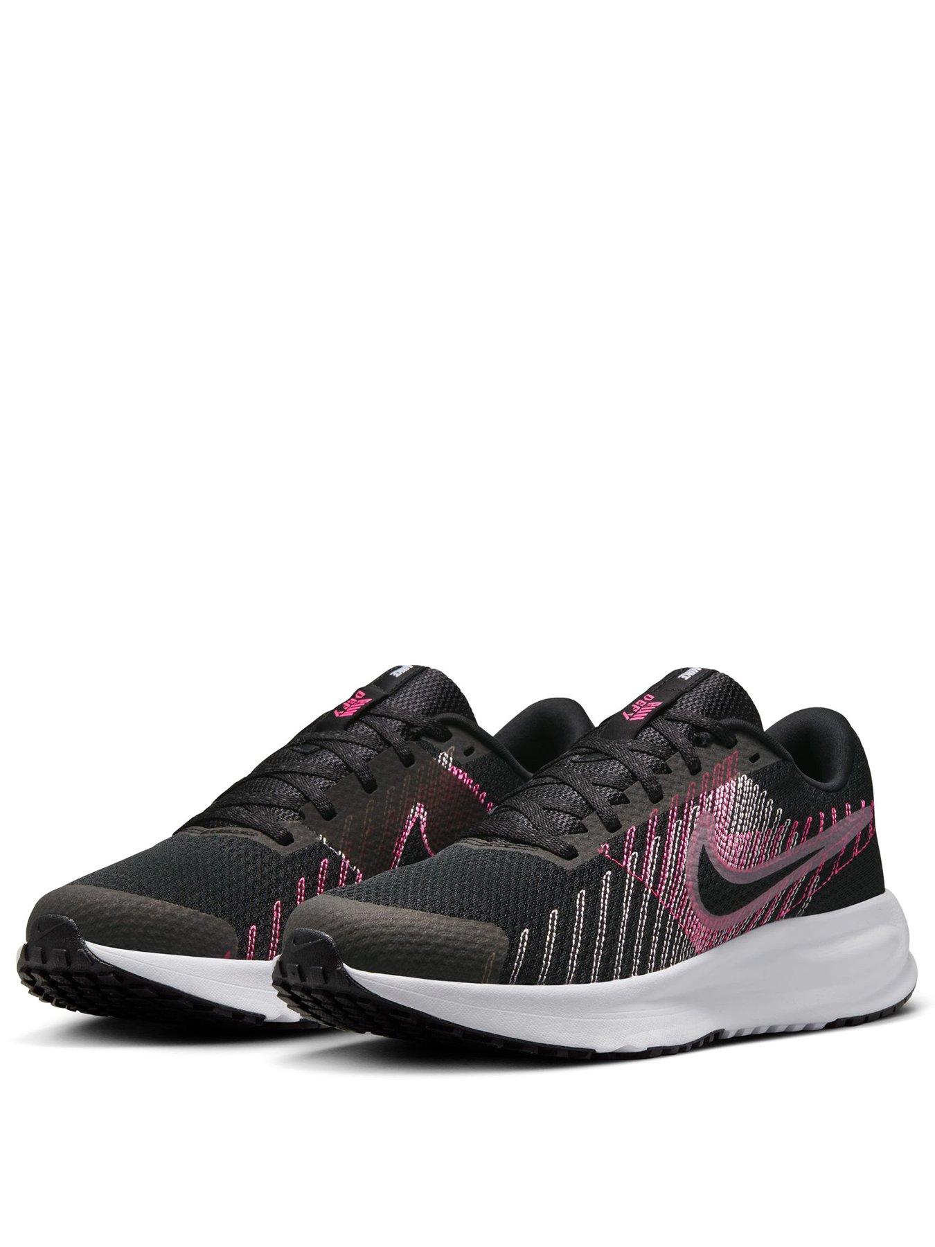 Image 2 of 7 of Nike Womens Run Defy Lace-Up Running Trainers - Black