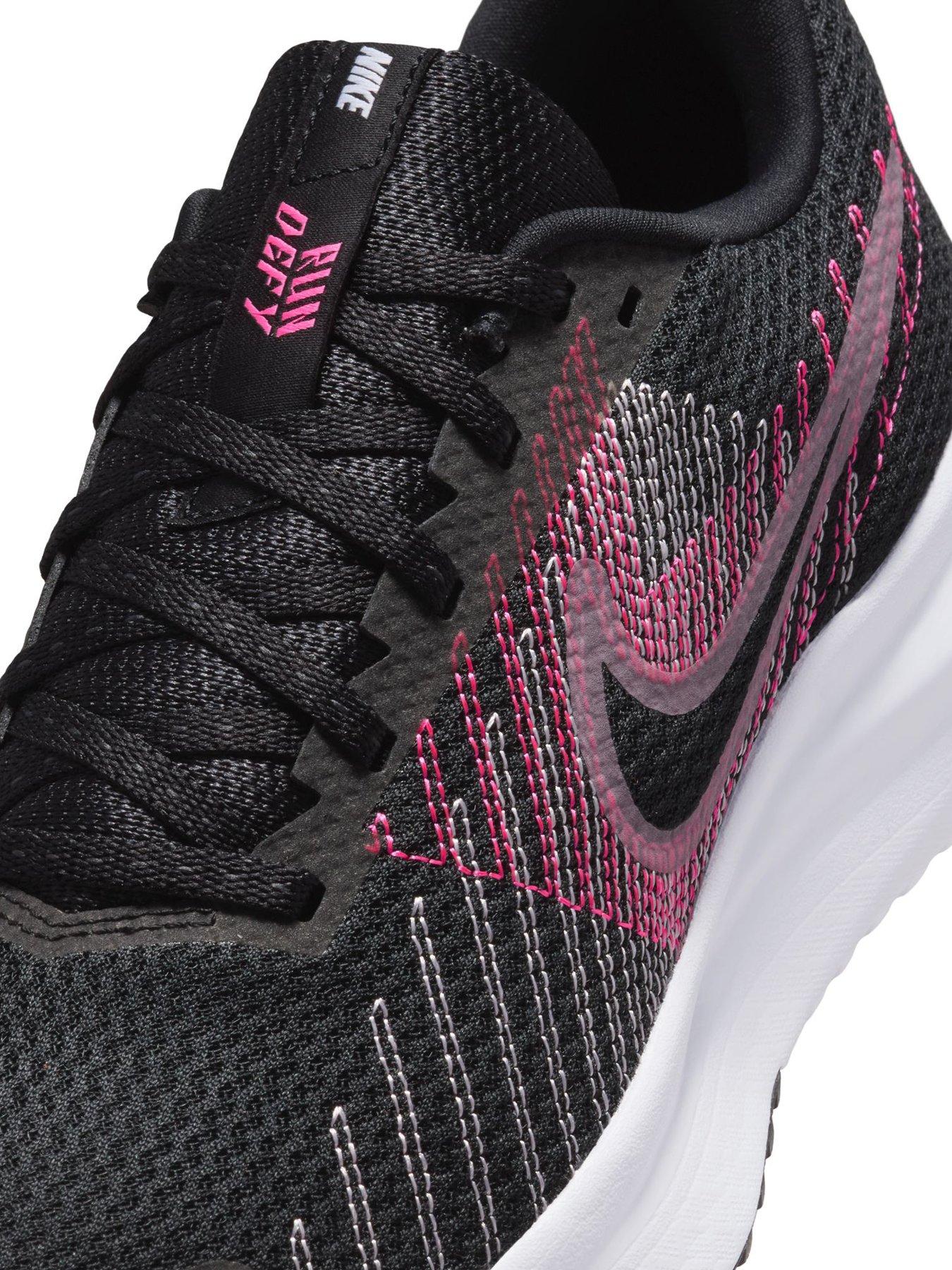 Image 6 of 7 of Nike Womens Run Defy Lace-Up Running Trainers - Black