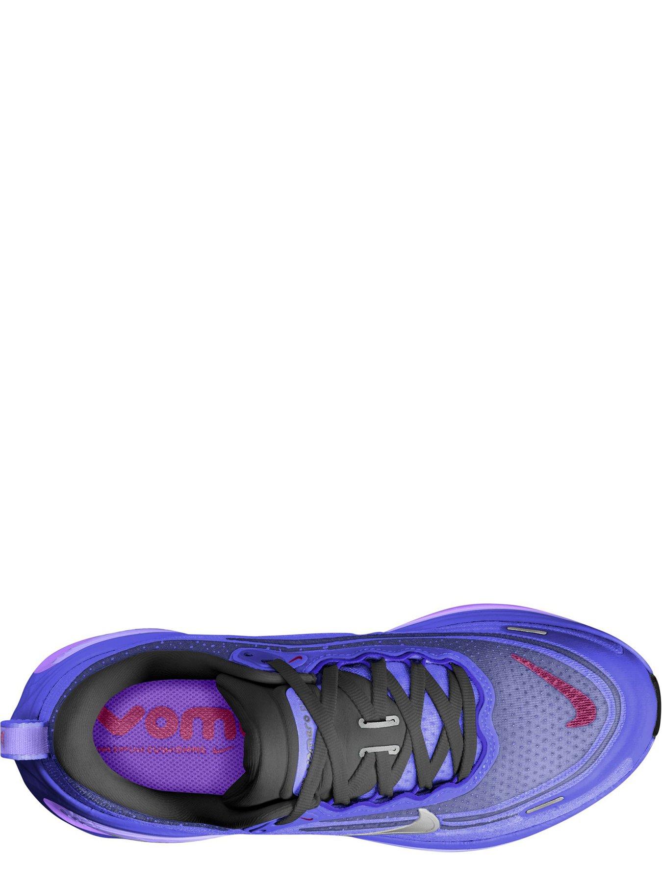 Image 2 of 4 of Nike Womens Vomero Plus Max Cushioning Lace-Up Running&nbsp;Trainers - Blue
