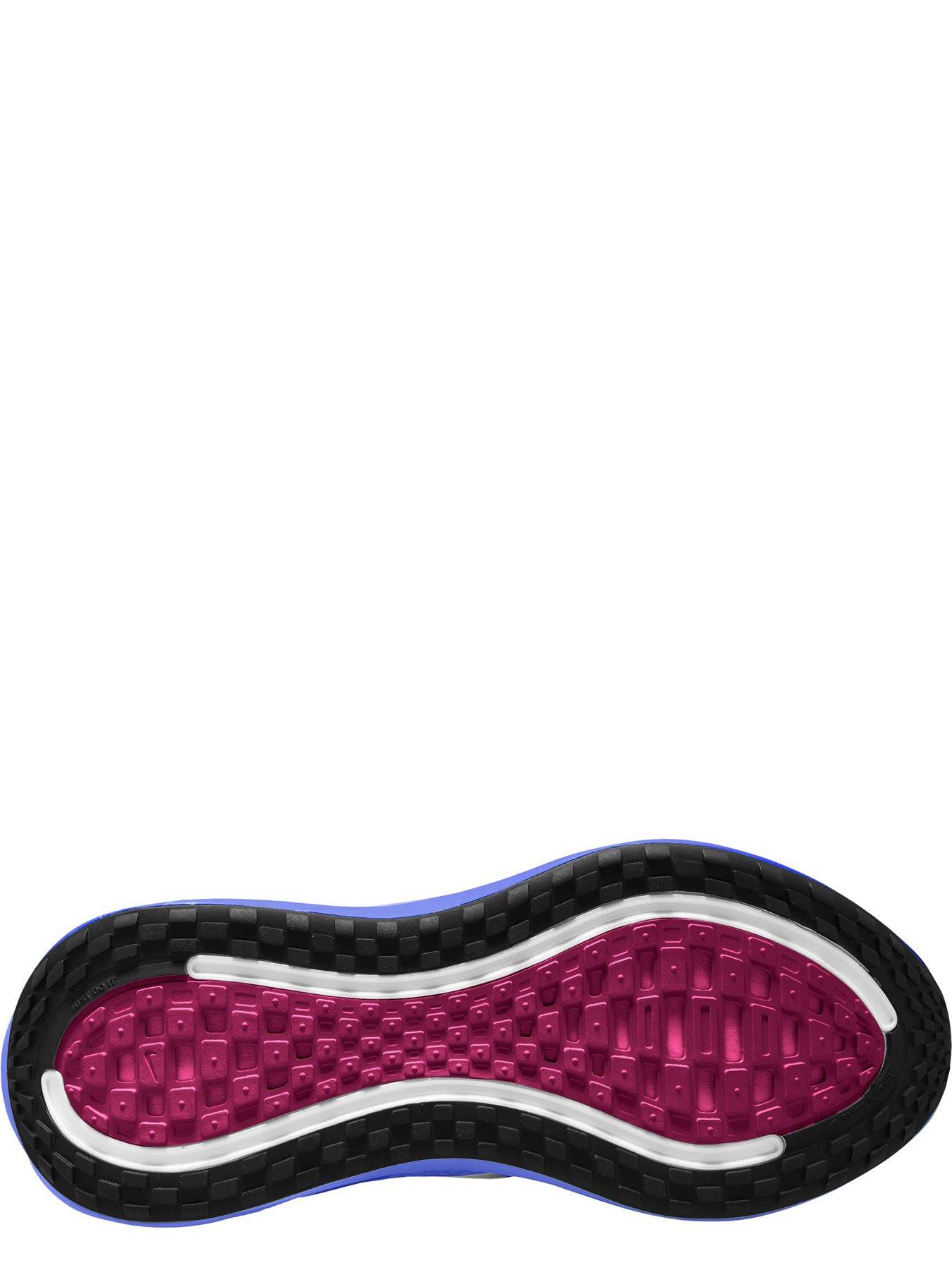 Image 3 of 4 of Nike Womens Vomero Plus Max Cushioning Lace-Up Running&nbsp;Trainers - Blue