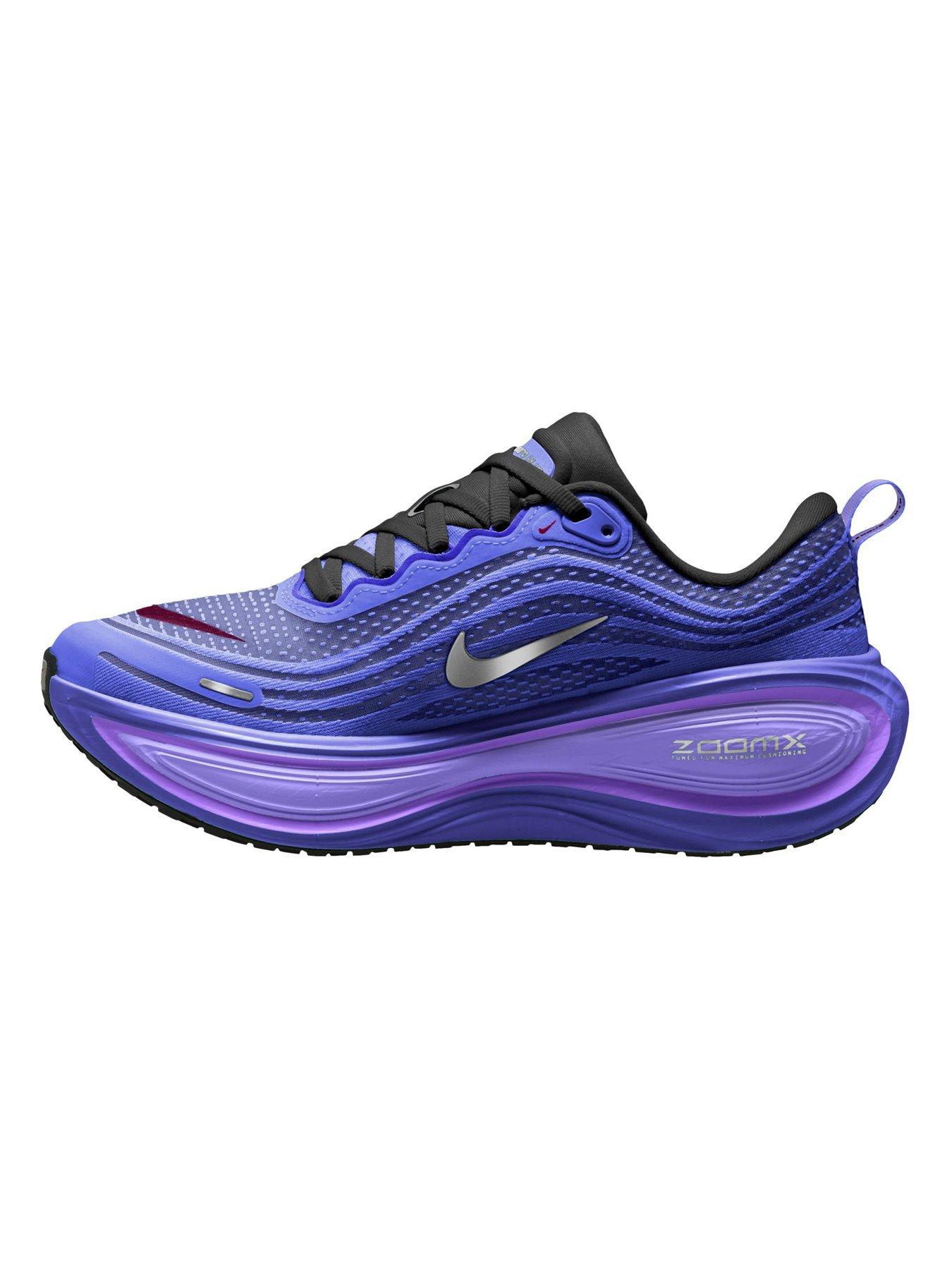 Image 4 of 4 of Nike Womens Vomero Plus Max Cushioning Lace-Up Running&nbsp;Trainers - Blue