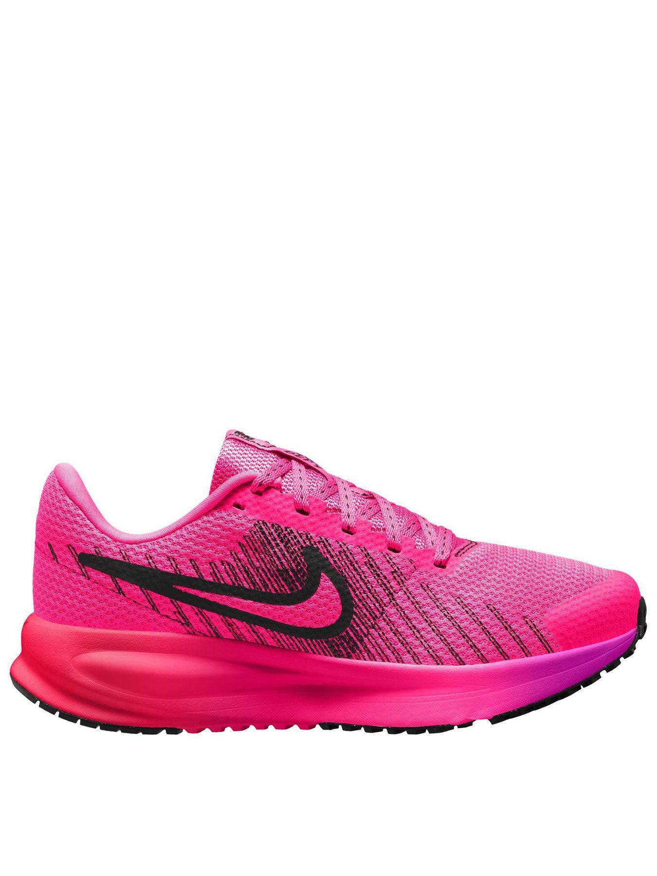 Image 1 of 4 of Nike Womens Defy Breathable Mesh Soft Foam Running Trainers - Hyper Pink