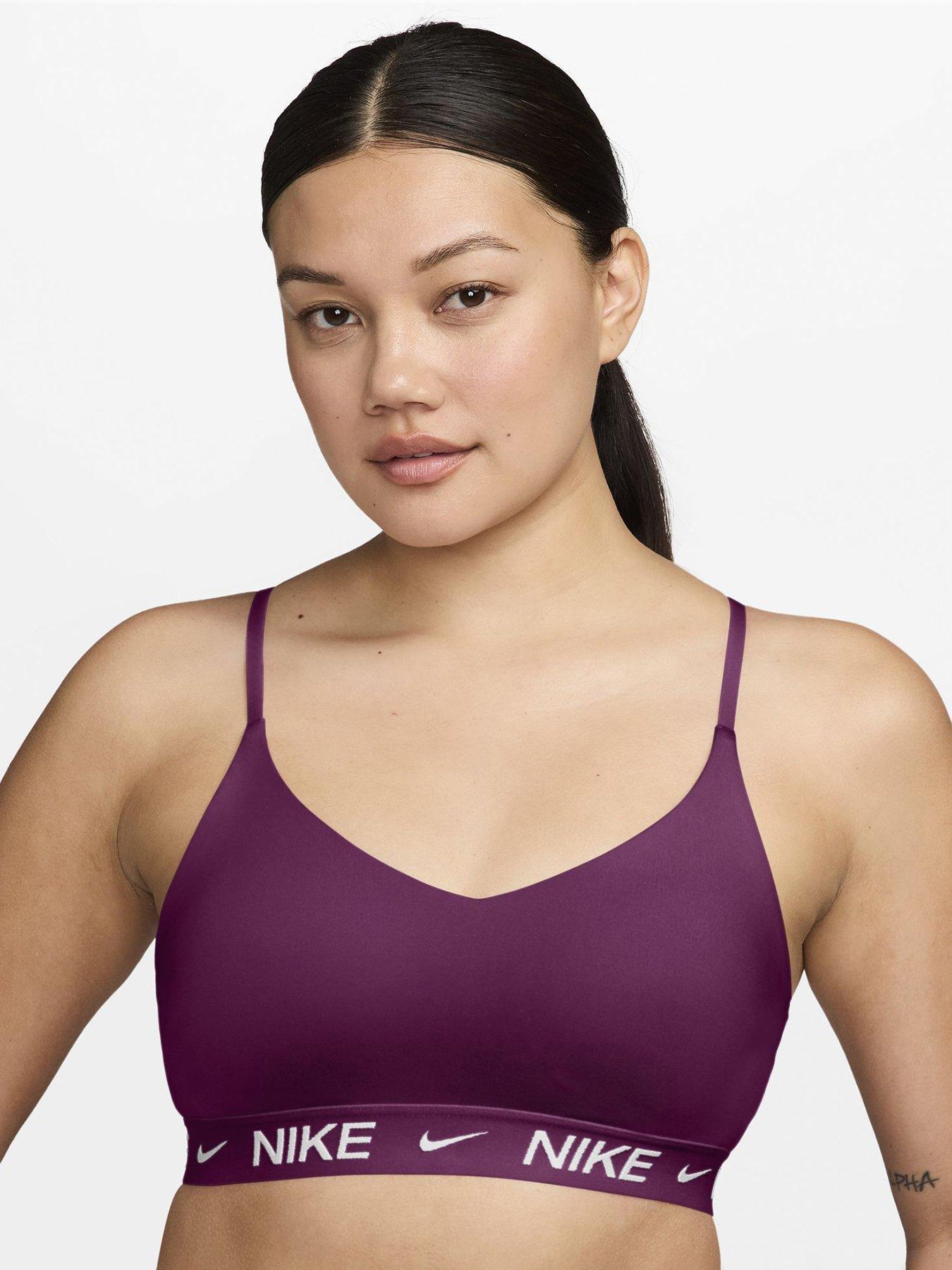 Image 1 of 3 of Nike Womens Training Dri-FIT Indy Light Support Sports Bra - Red