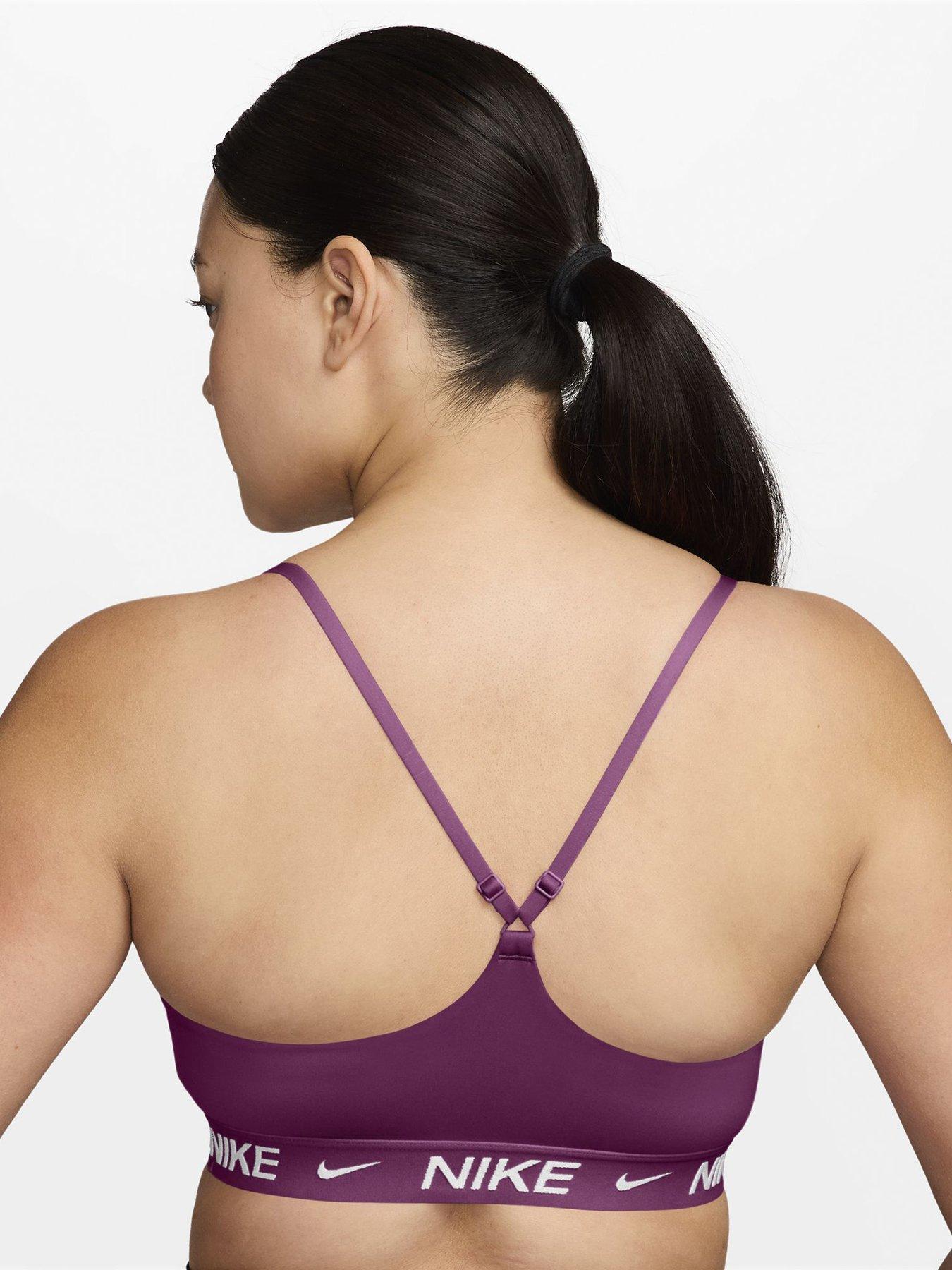 Image 2 of 3 of Nike Womens Training Dri-FIT Indy Light Support Sports Bra - Red