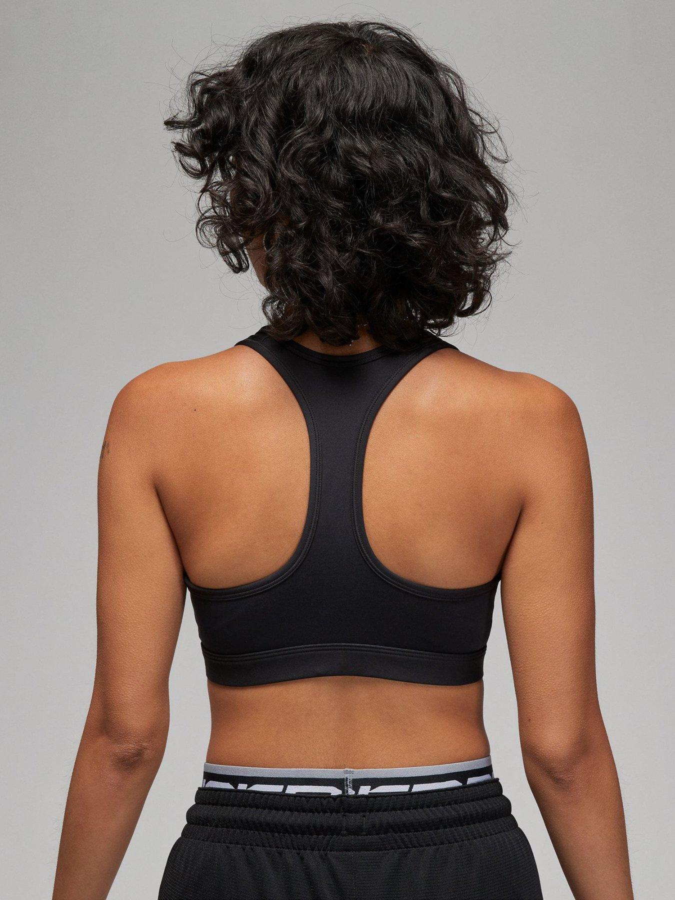 Image 2 of 5 of Jordan Nike Womens Medium Support Padded Sports Bra - Black