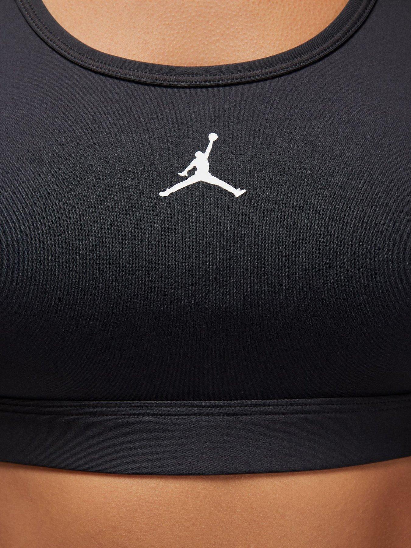 Image 5 of 5 of Jordan Nike Womens Medium Support Padded Sports Bra - Black