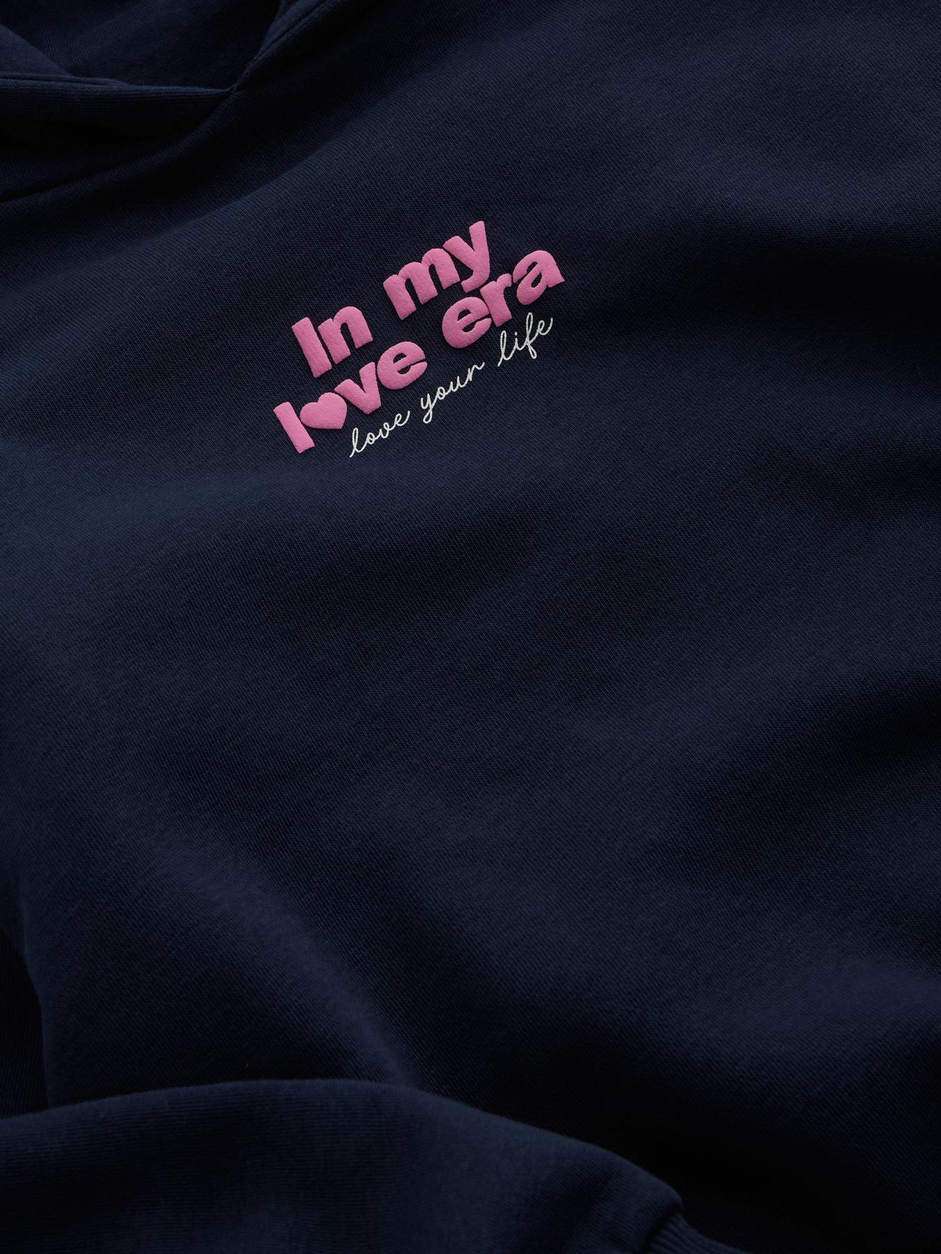 Image 4 of 4 of The Very Collection Girls Running Club Back Print Hoody