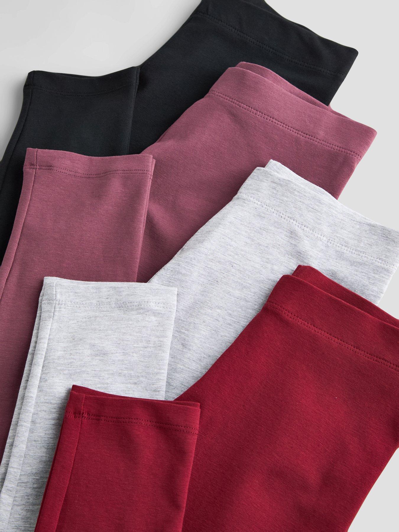 Image 4 of 5 of The Very Collection Girls 4 Pack Basic Legging