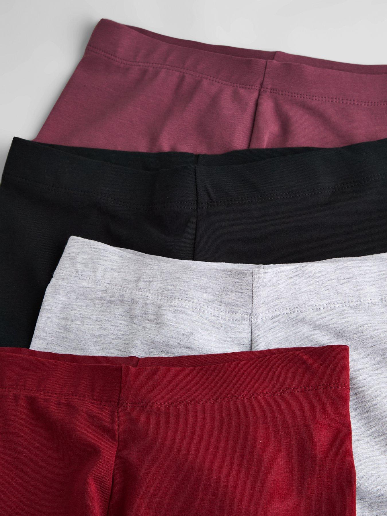 Image 5 of 5 of The Very Collection Girls 4 Pack Basic Legging