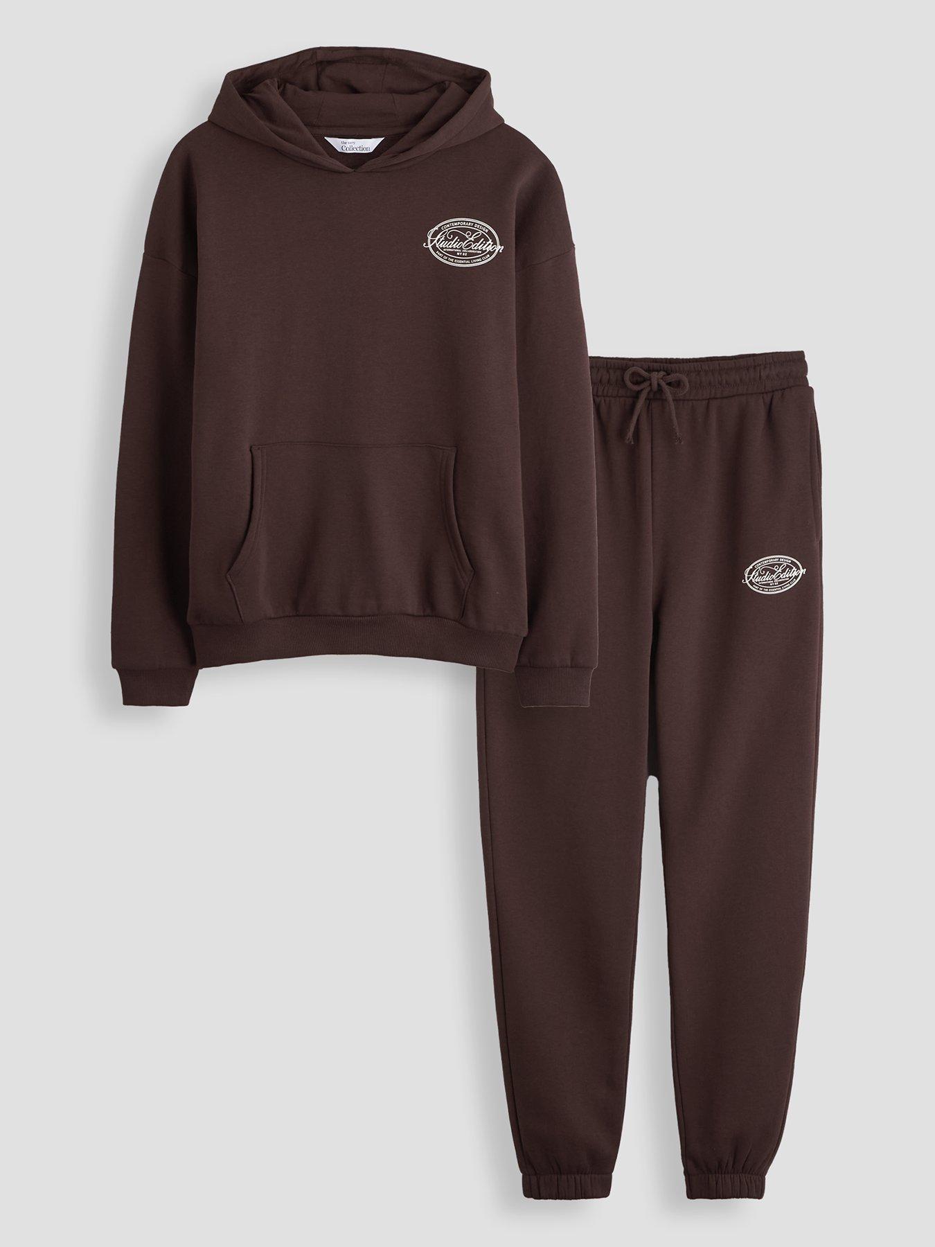 The Very Collection Boys Hoodie And Jogger Basic Outfit Set