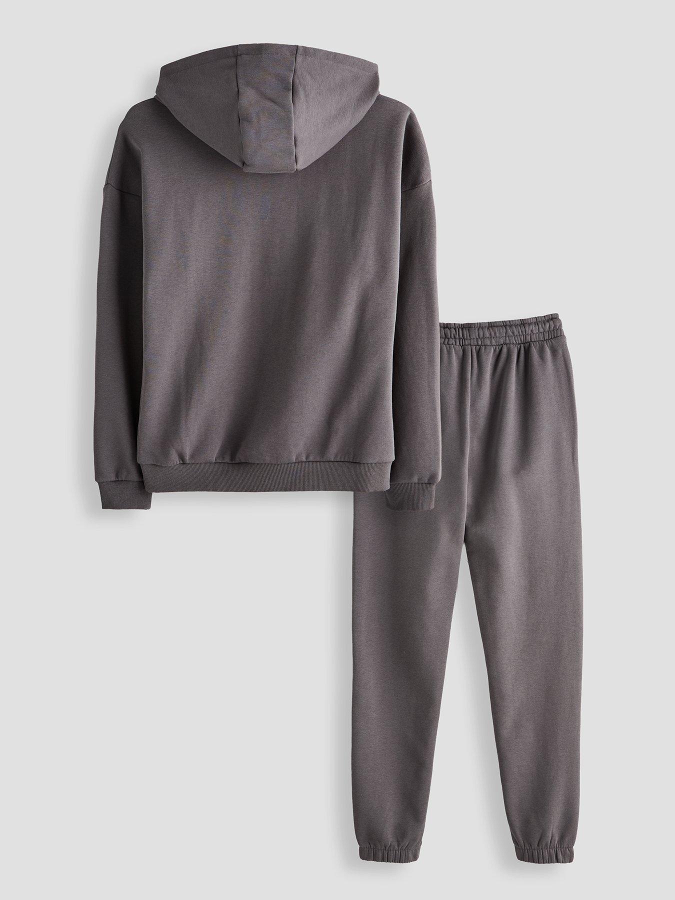 Image 2 of 6 of The Very Collection Boys Hoodie and Jogger Outfit Set (3-16 years) - Grey