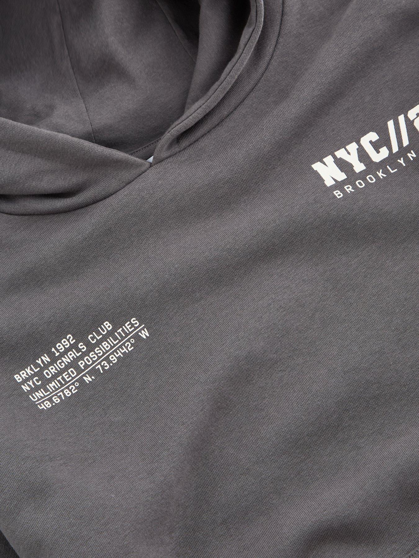 Image 4 of 6 of The Very Collection Boys Hoodie and Jogger Outfit Set (3-16 years) - Grey