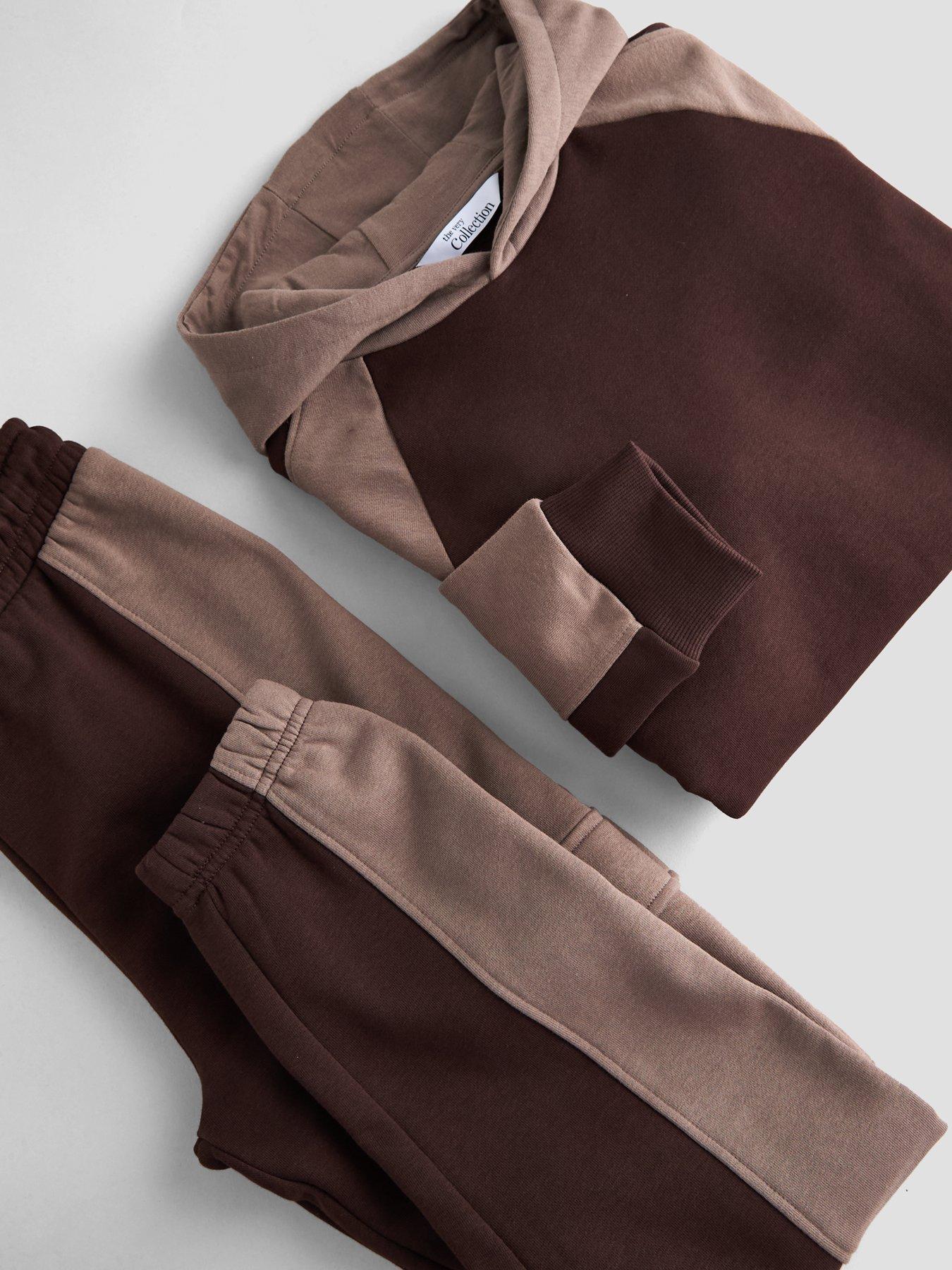 Image 5 of 5 of The Very Collection Boys Cotton Rich Contrast Panel Hoodie And Joggers Outfit Set (3-16 years)