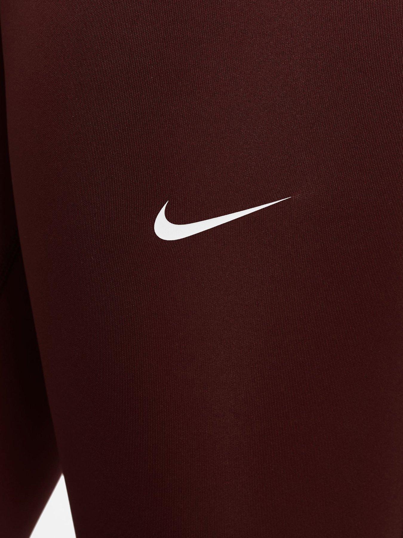 Image 3 of 3 of Nike Junior Girls Training Leggings - Red