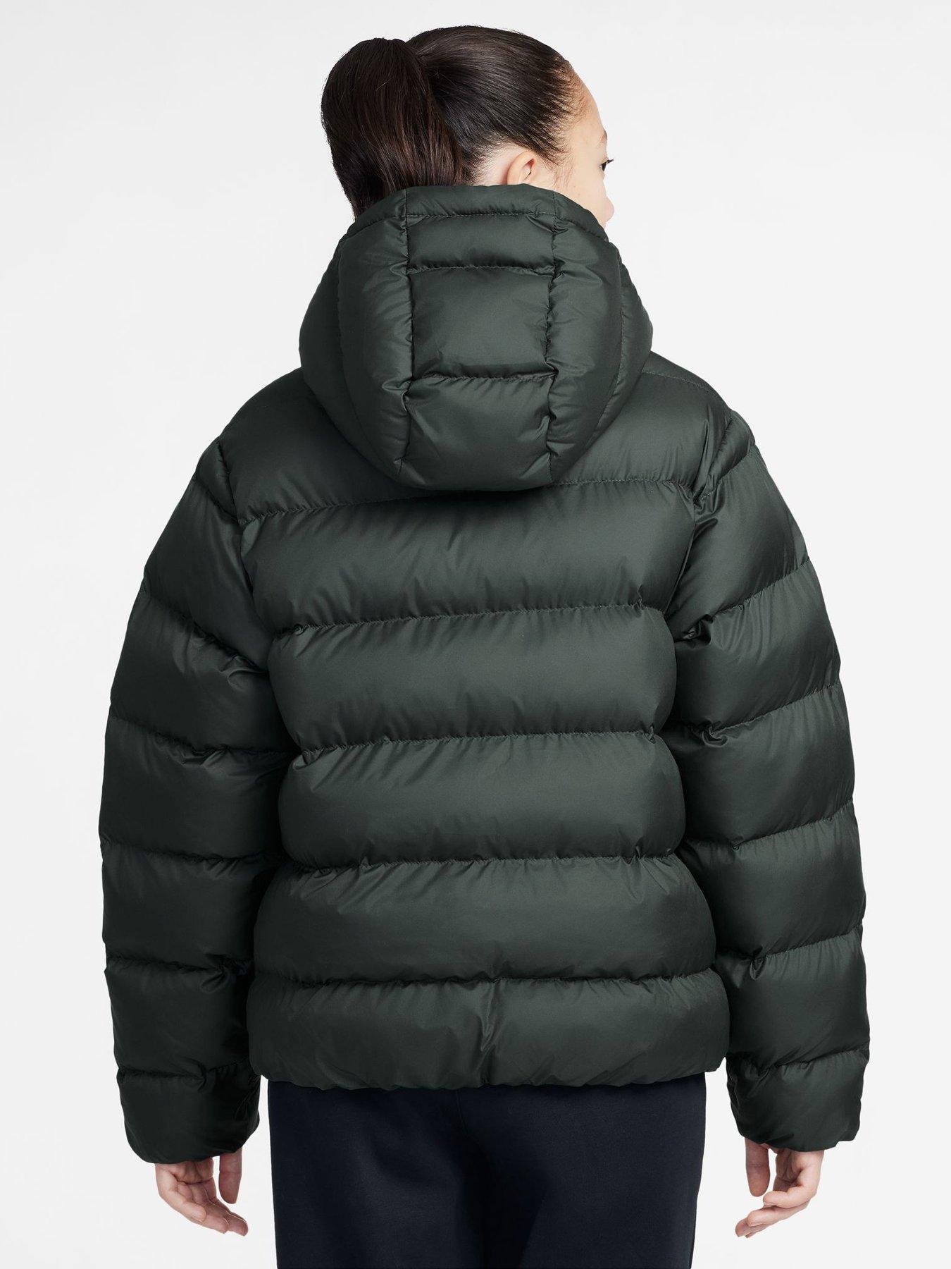 Image 2 of 7 of Nike Big Kids' All Day Play Padded Jacket - Dark Green