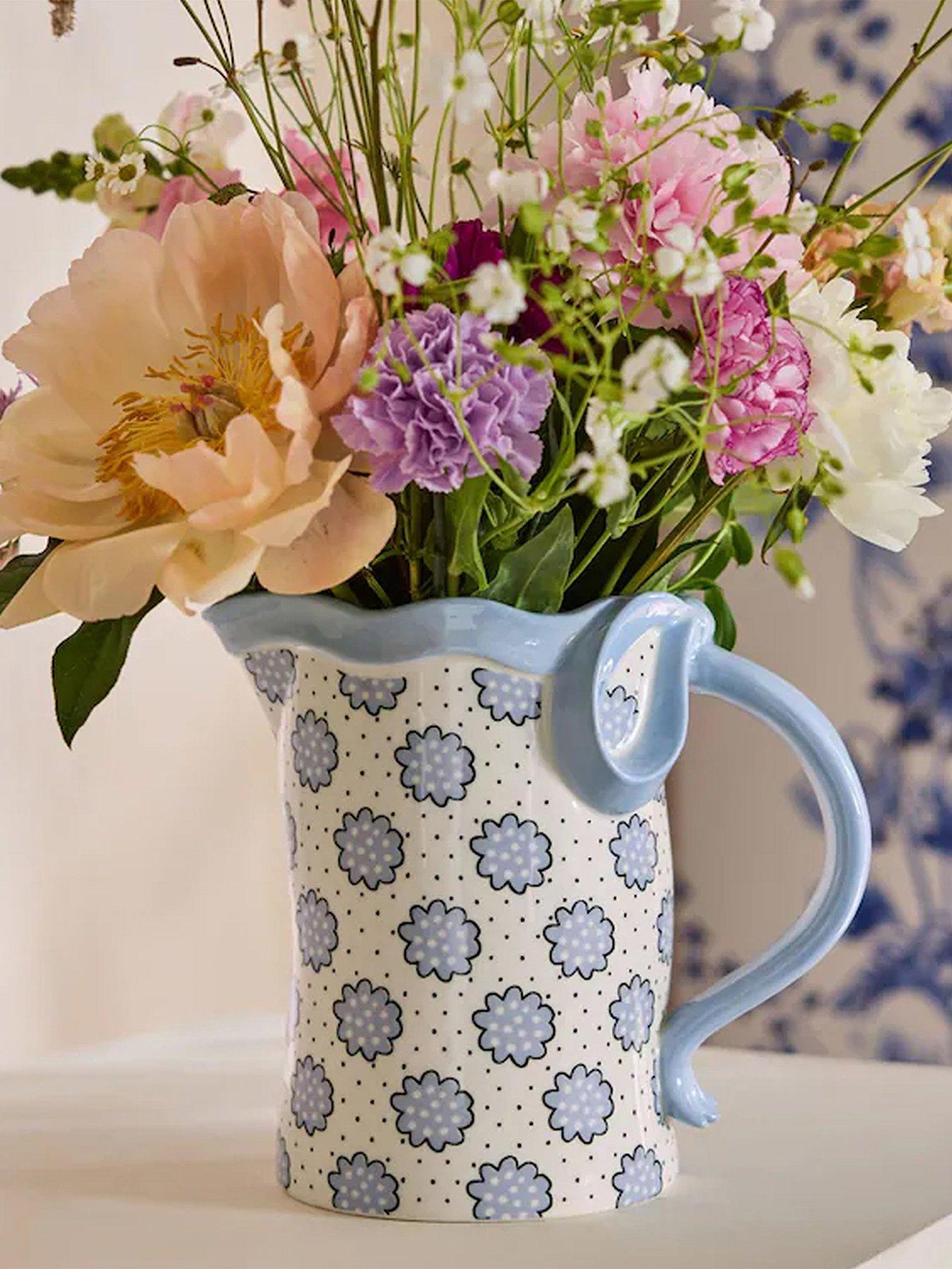 cath-kidston-cath-kidston-blue-bow-ceramic-jug-vaseback
