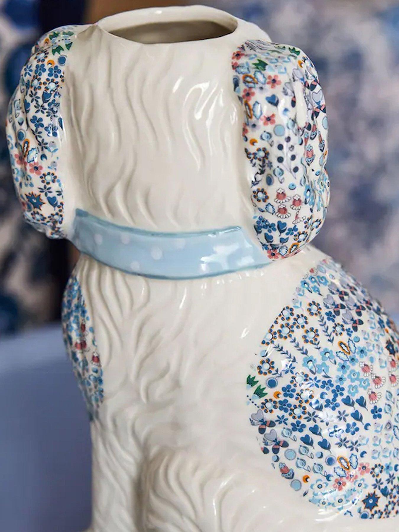 cath-kidston-cath-kidston-ceramic-dog-vase-bluedetail