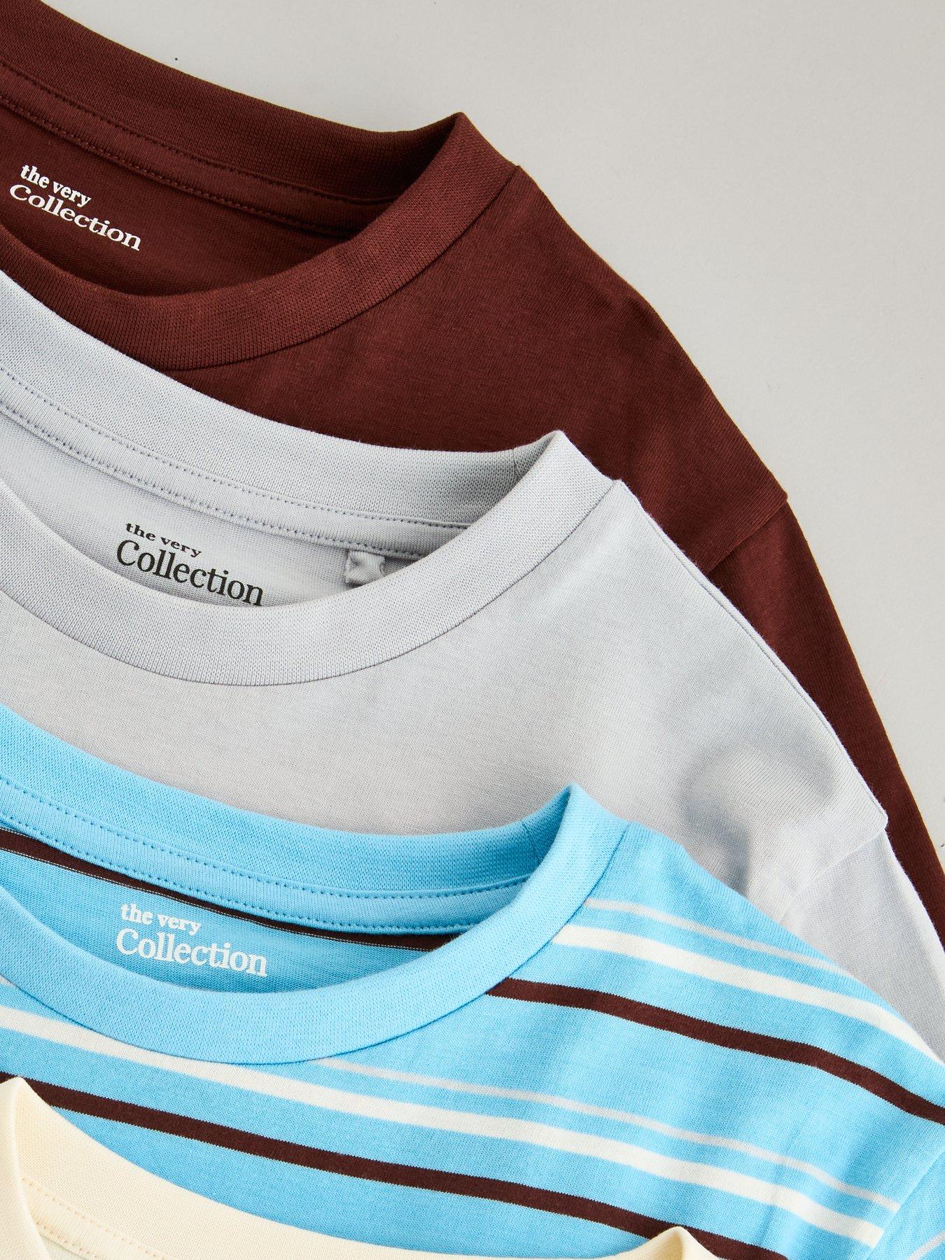 Image 4 of 5 of The Very Collection Boys 4 Pack Cotton Rich T-shirts (3-16 years) - Multi