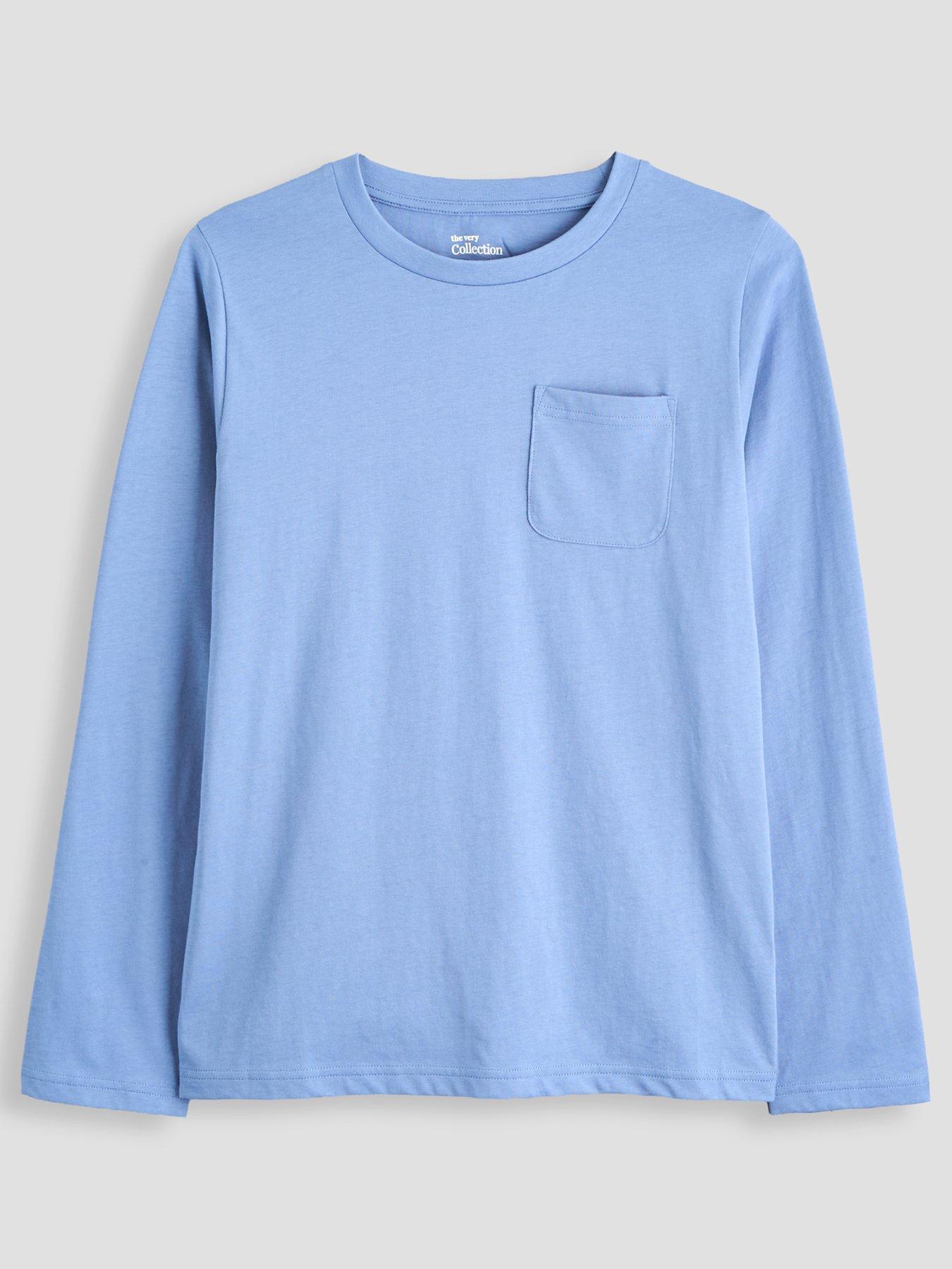 Image 2 of 5 of The Very Collection Boys 4 Pack Pocket Detail Basic T-shirt - Multi