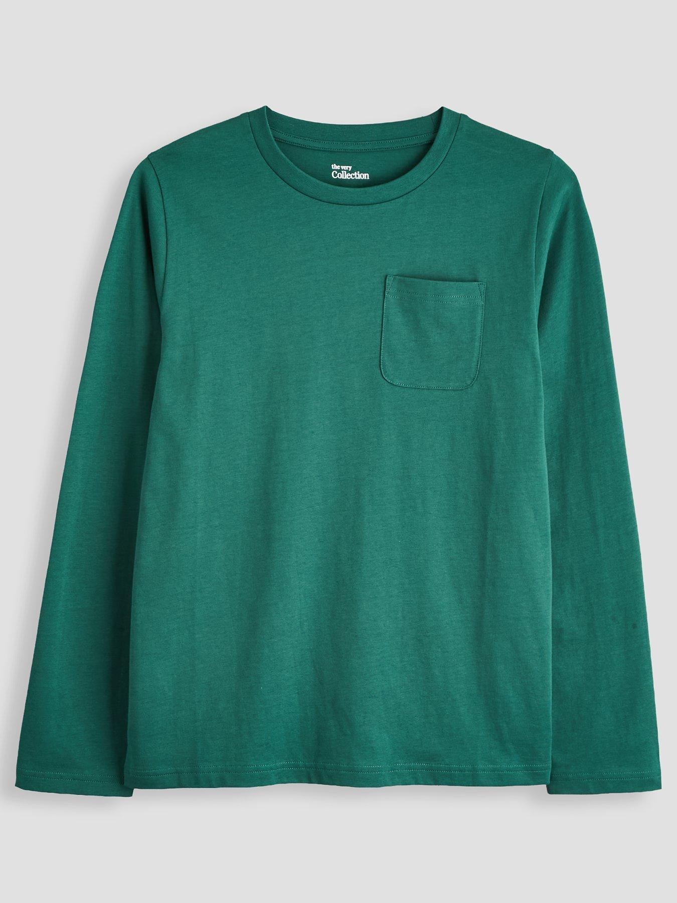 Image 3 of 5 of The Very Collection Boys 4 Pack Pocket Detail Basic T-shirt - Multi