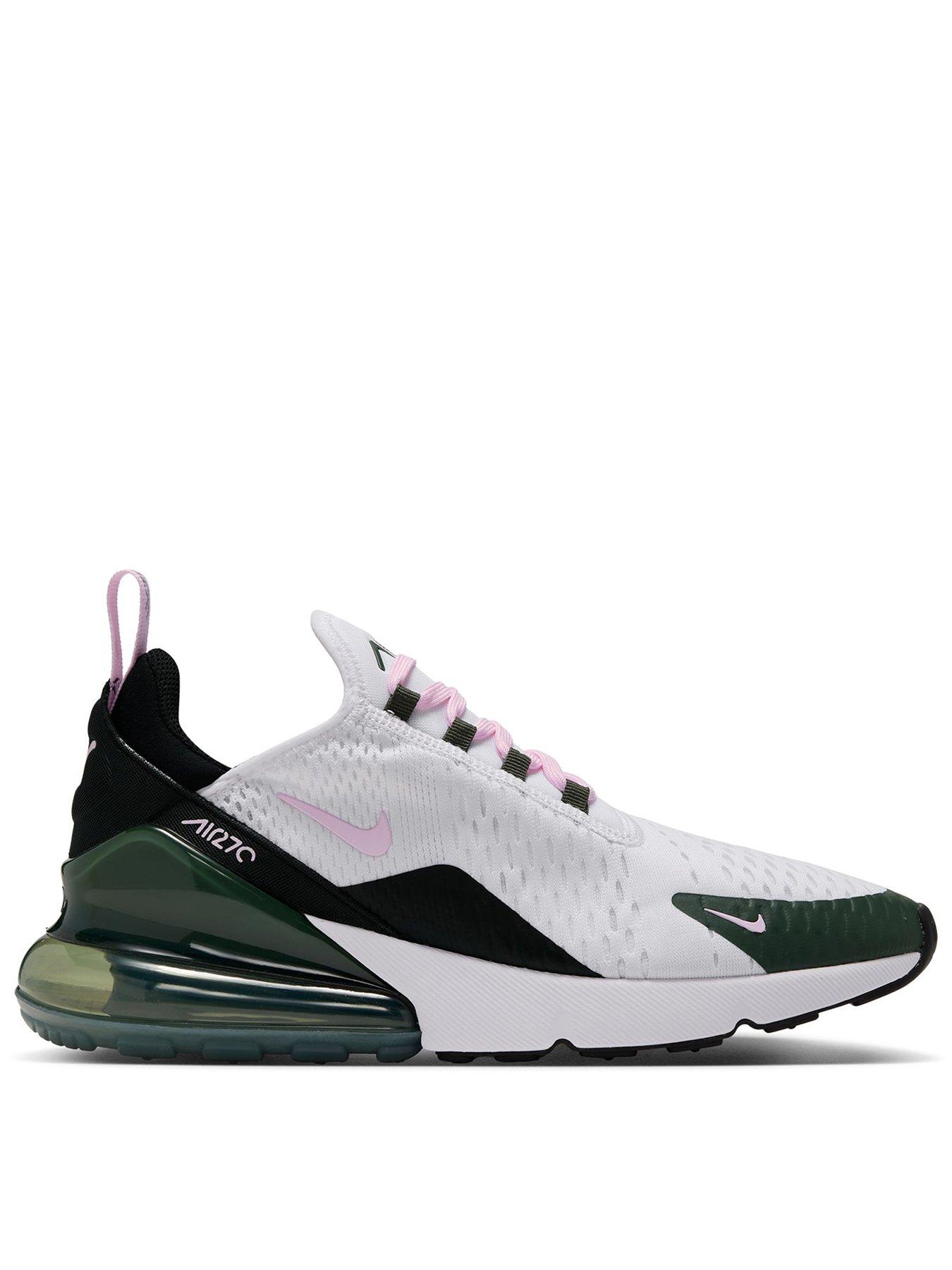 Image 1 of 7 of Nike Womens Air Max 270 Trainers - White/Pink