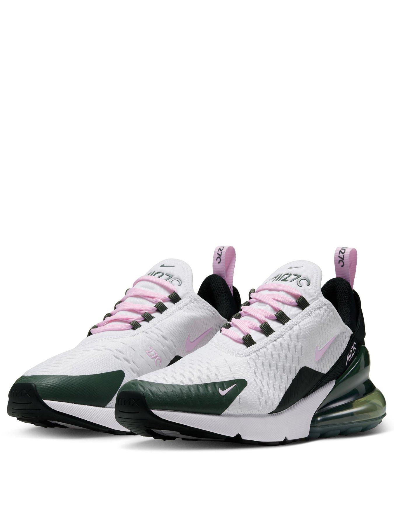 Image 2 of 7 of Nike Womens Air Max 270 Trainers - White/Pink