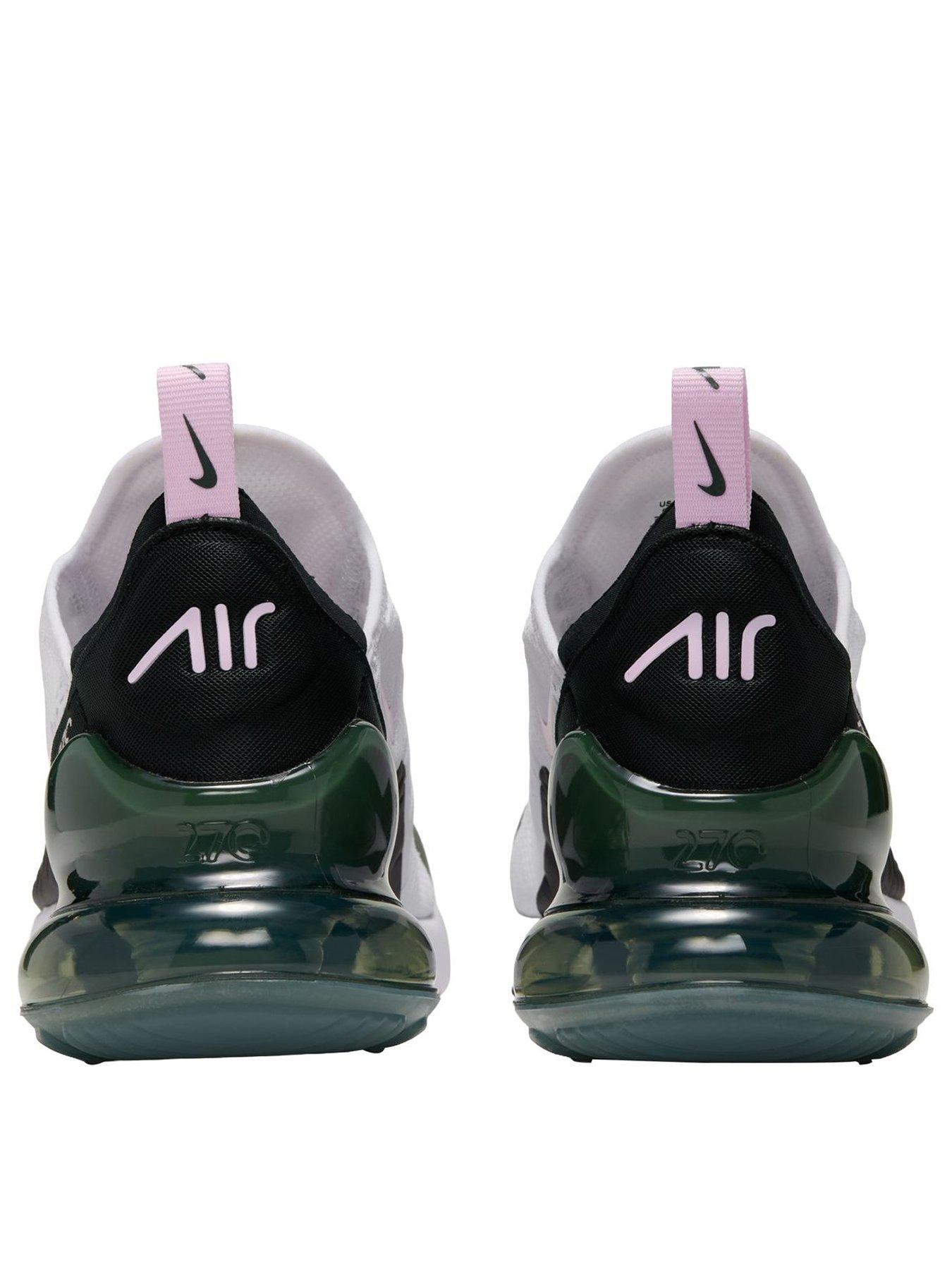 Image 3 of 7 of Nike Womens Air Max 270 Trainers - White/Pink