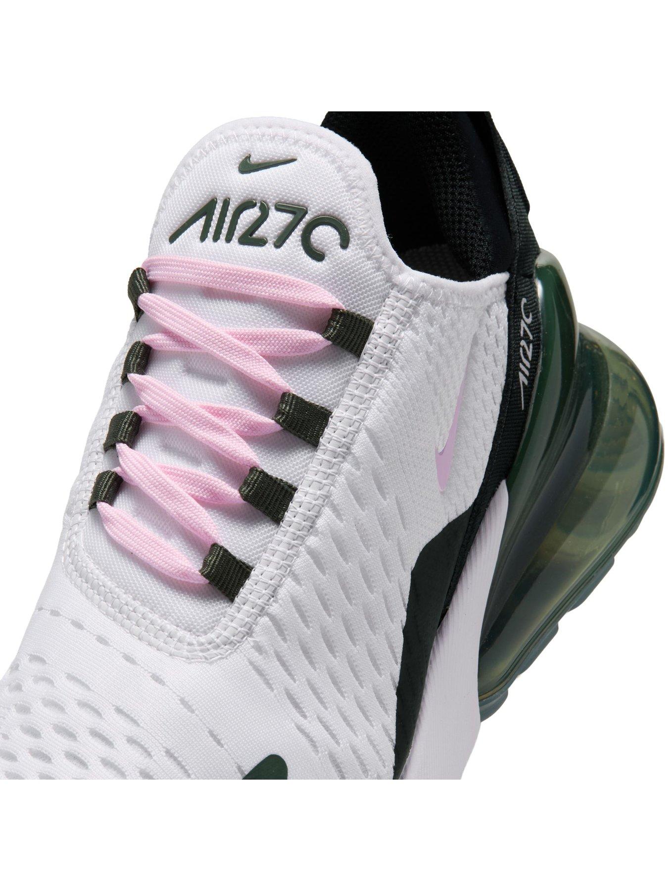 Image 6 of 7 of Nike Womens Air Max 270 Trainers - White/Pink