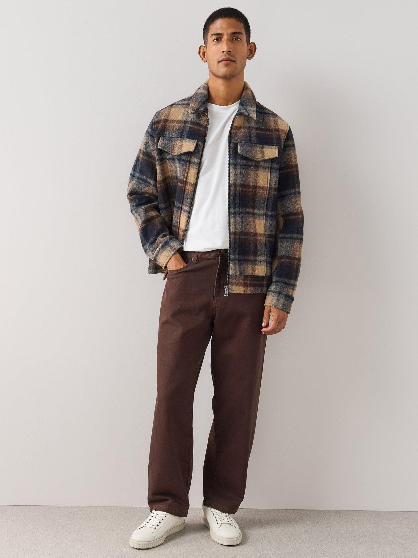 The Very Collection Premium Straight Fit Jeans With Stretch - Chocolate Brown