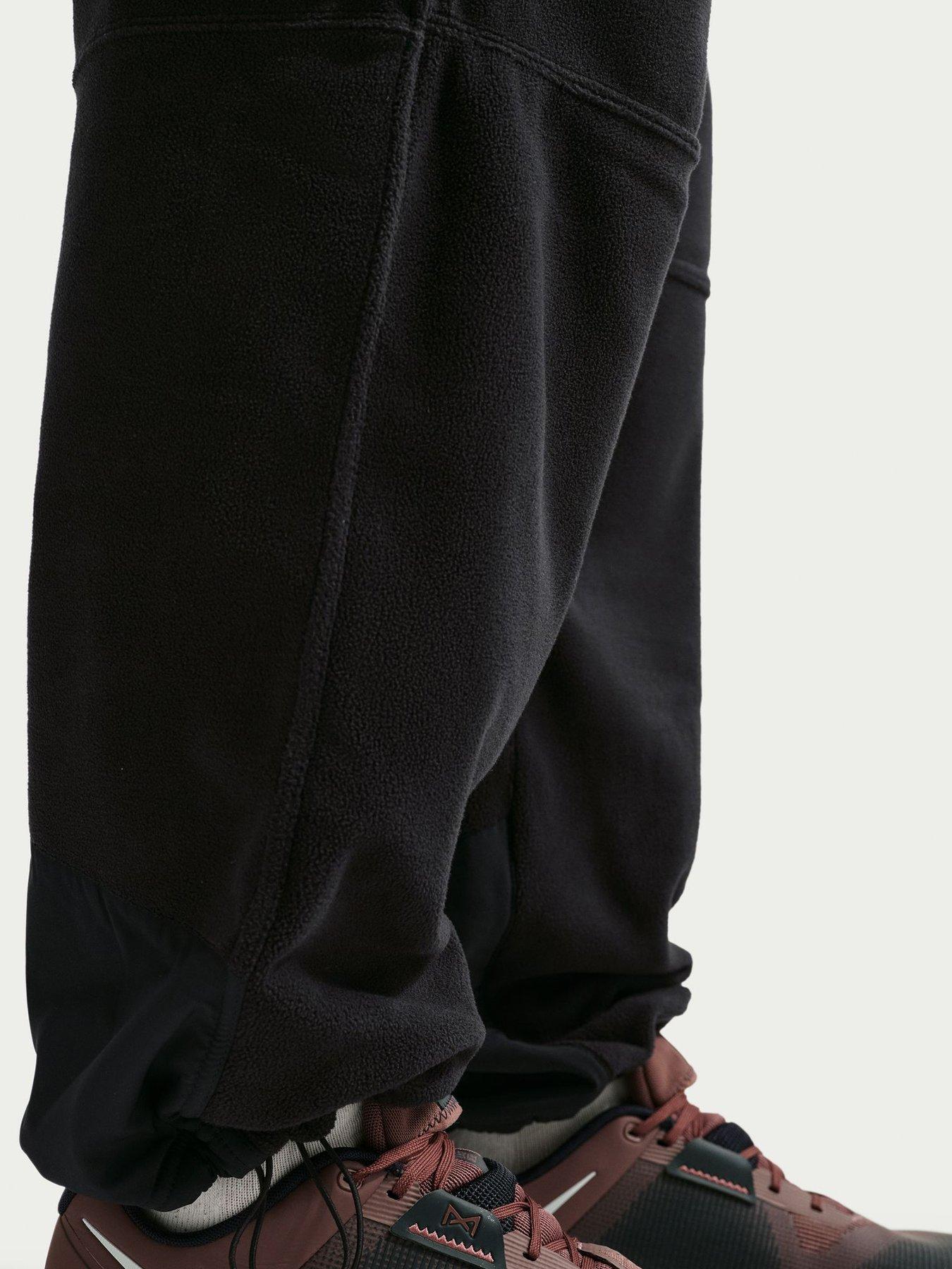 Image 6 of 6 of Nike Mens Therma Polar Fleece Full Zip Hooded Hoodie - Black