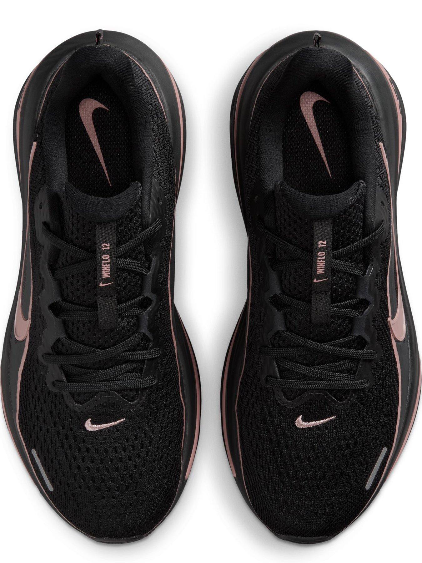 Image 4 of 7 of Nike Womens Air Winflo 12 GORE-TEX Cushioned Running Trainers - Black