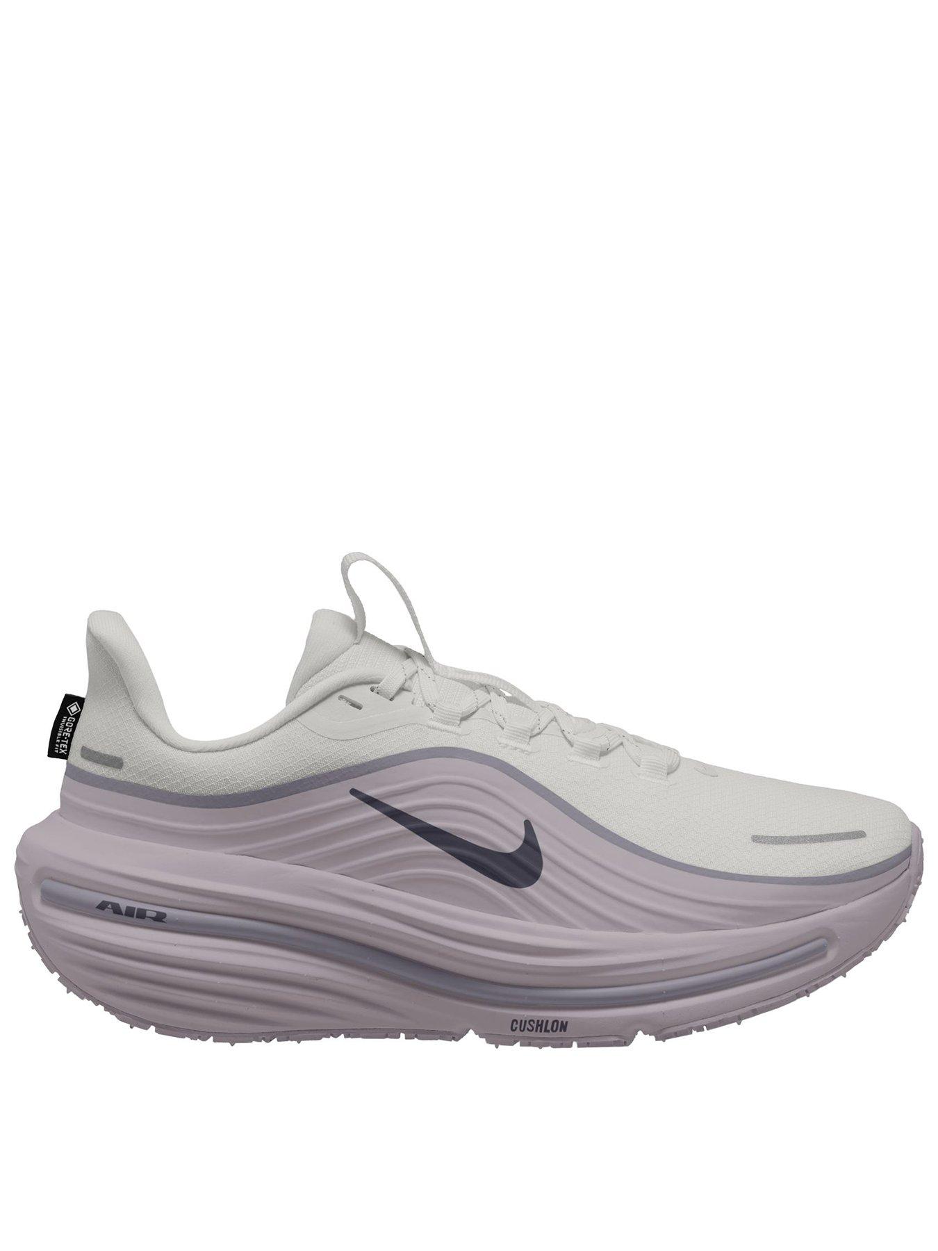 Image 1 of 4 of Nike Womens Air Winflo Goretex 12 Cushioned Lace-Up Trainers - Black