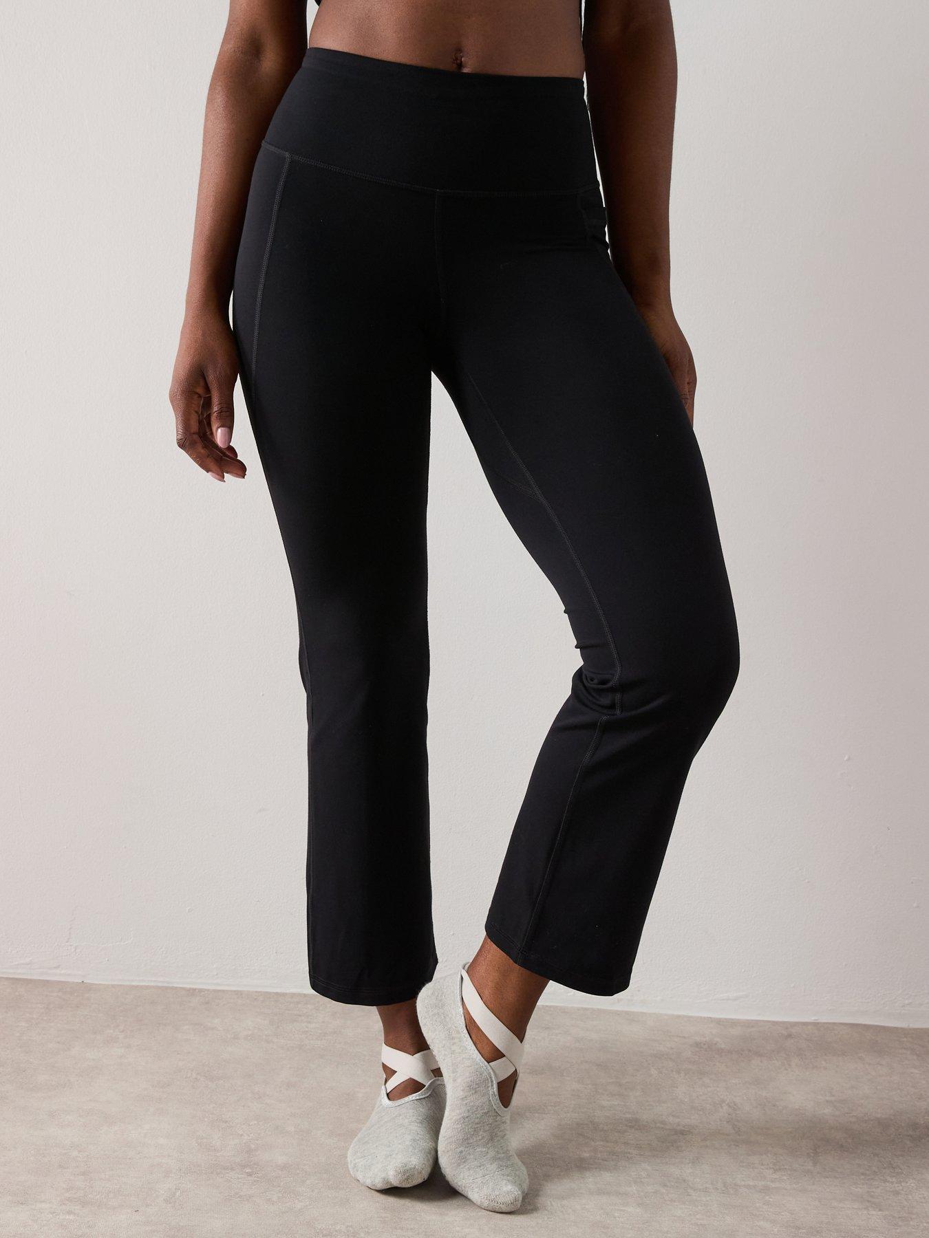 Sweaty Betty Womens Yoga Ultimate Studio Crop Flare Trouser - Black