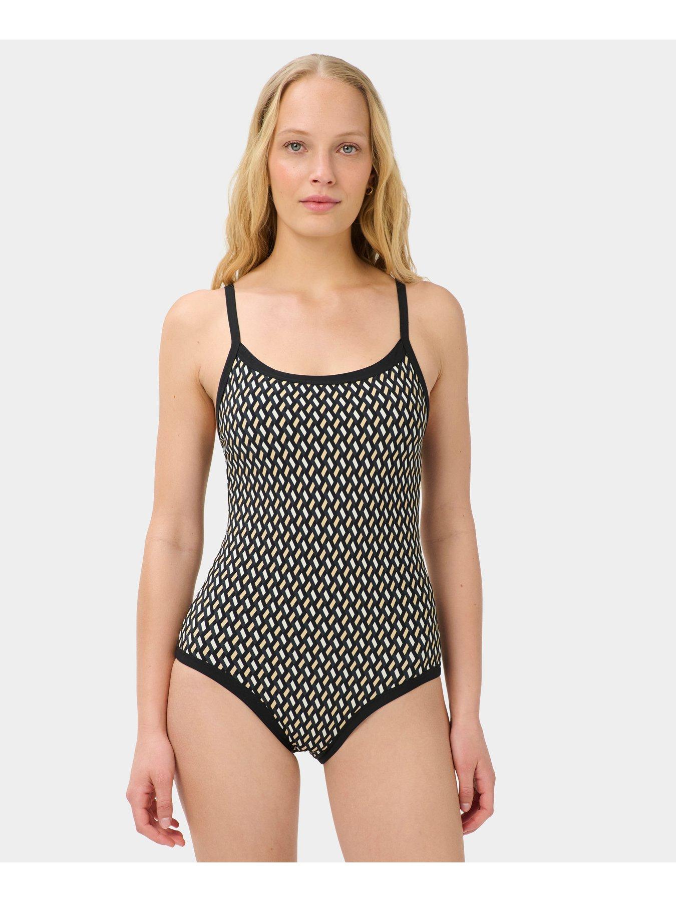 Sweaty Betty Womens Training Riviera Swimsuit - Beige
