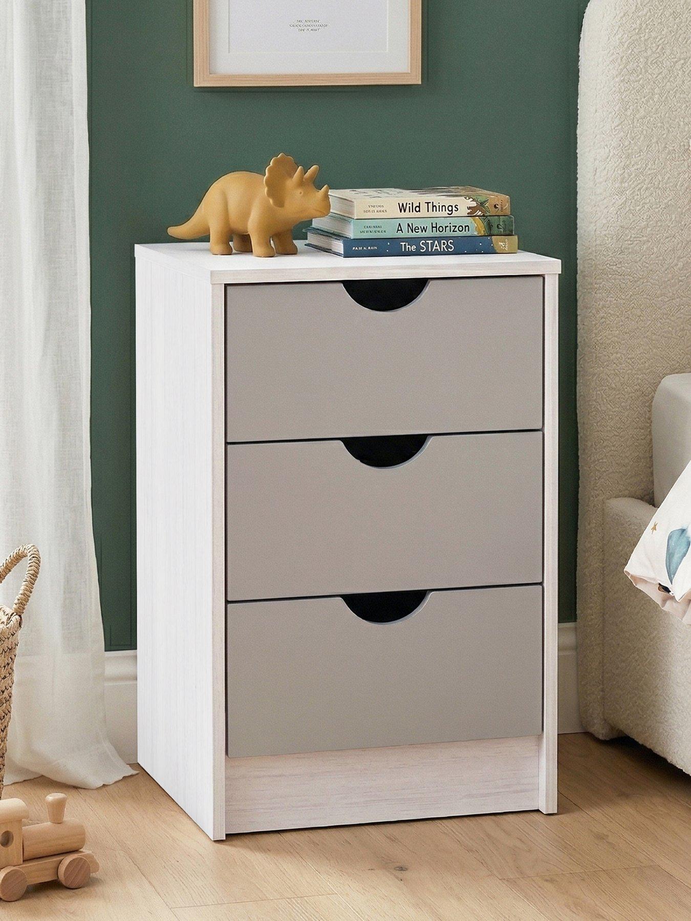 The Very Collection Mico 3 Drawer Bedside  - FSC® Certified