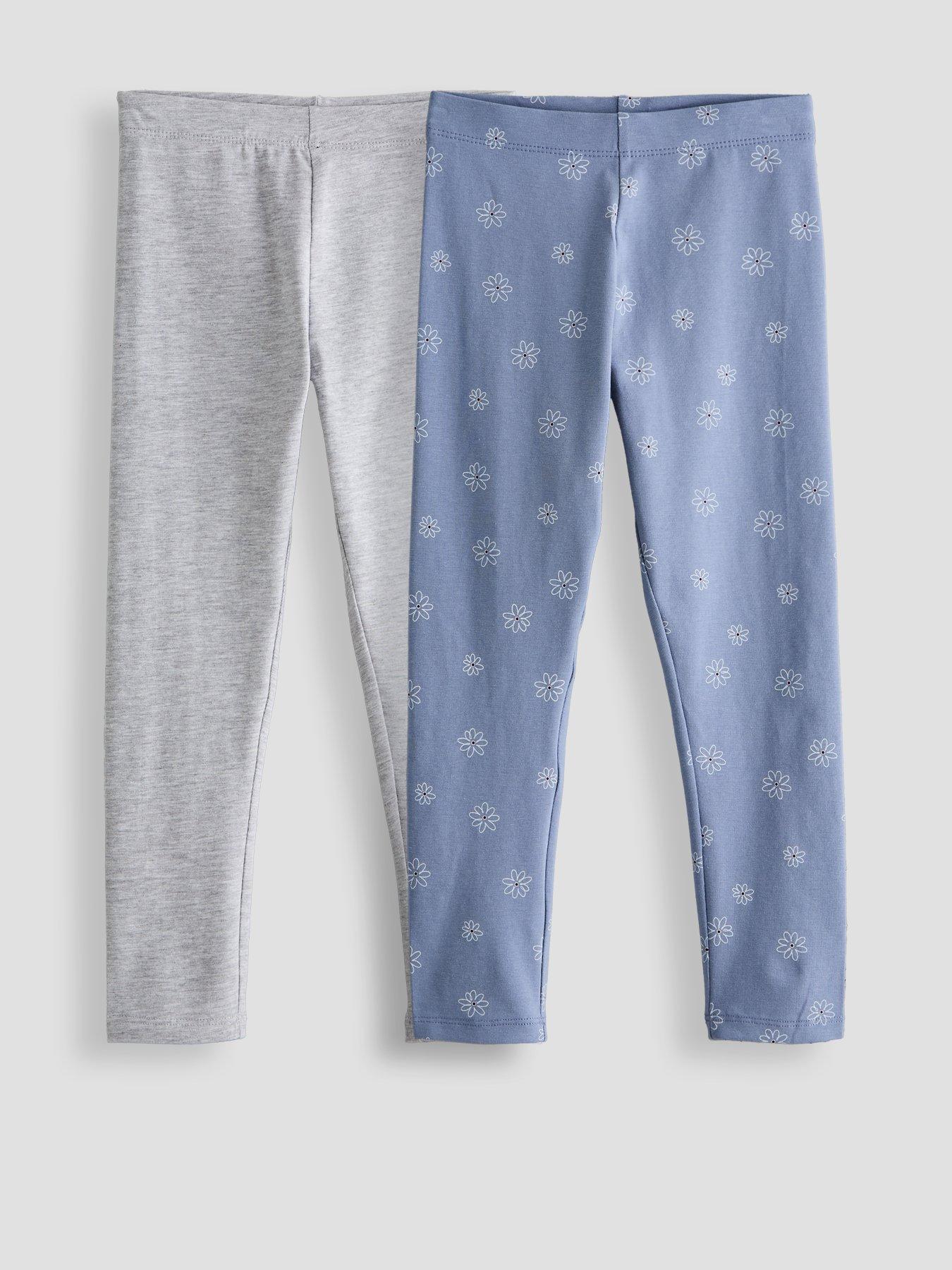 Image 1 of 5 of The Very Collection Girls 2 Pack Legging - Print/burgundy